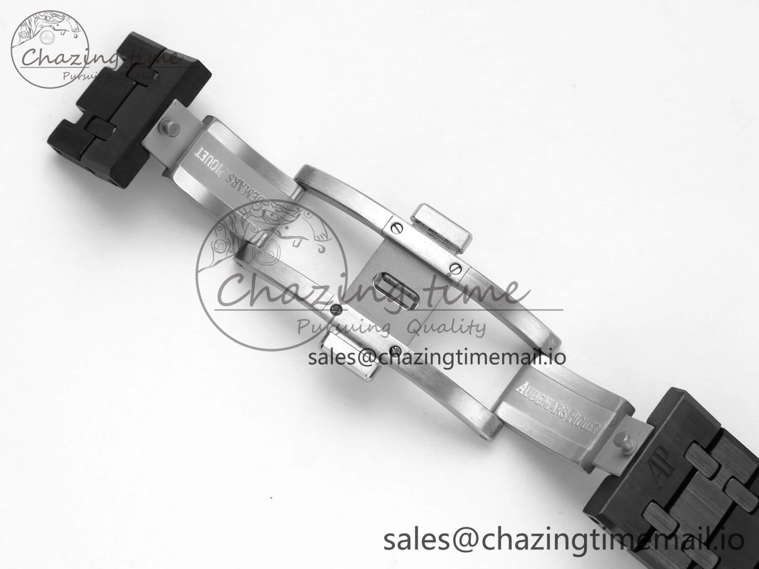 Royal Oak Chrono 26240 Black Ceramic APSF 1:1 Best Edition on Ceramic Bracelet SA4401 Super Clone
