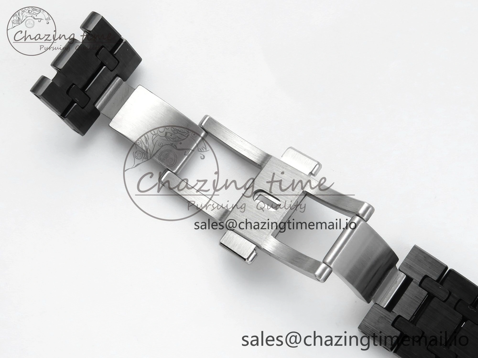 Royal Oak Chrono 26240 Black Ceramic APSF 1:1 Best Edition on Ceramic Bracelet SA4401 Super Clone