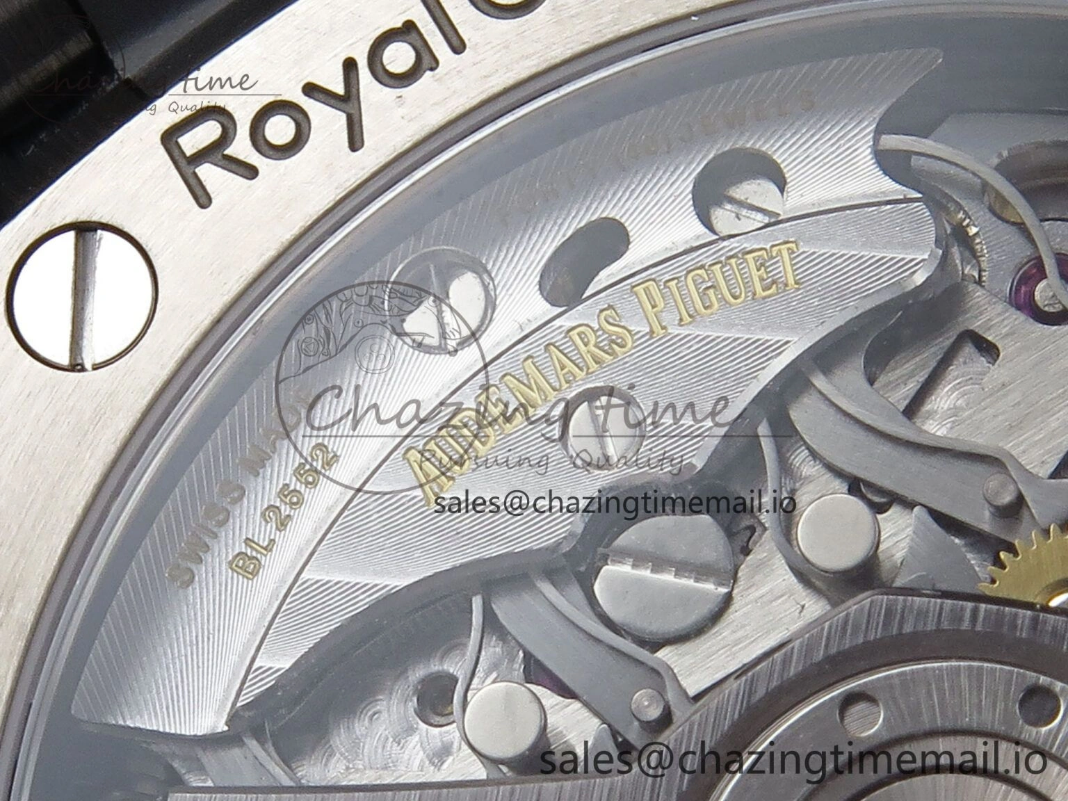 Royal Oak Chrono 26240 Black Ceramic APSF 1:1 Best Edition on Ceramic Bracelet SA4401 Super Clone