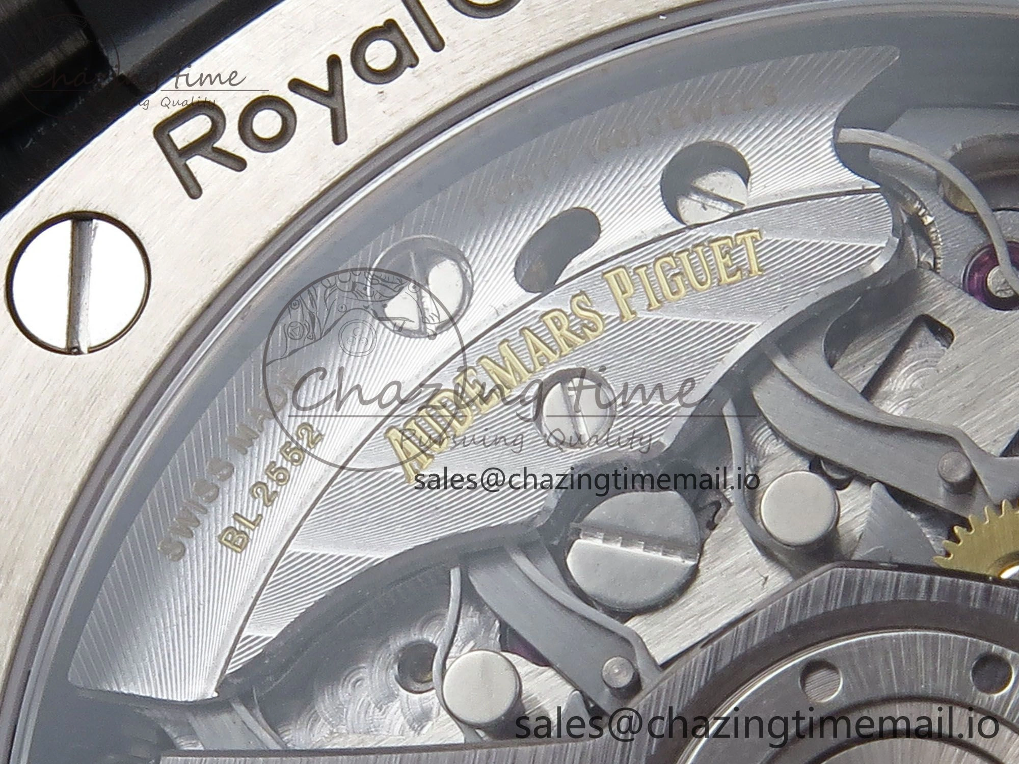 Royal Oak Chrono 26240 Black Ceramic APSF 1:1 Best Edition on Ceramic Bracelet SA4401 Super Clone