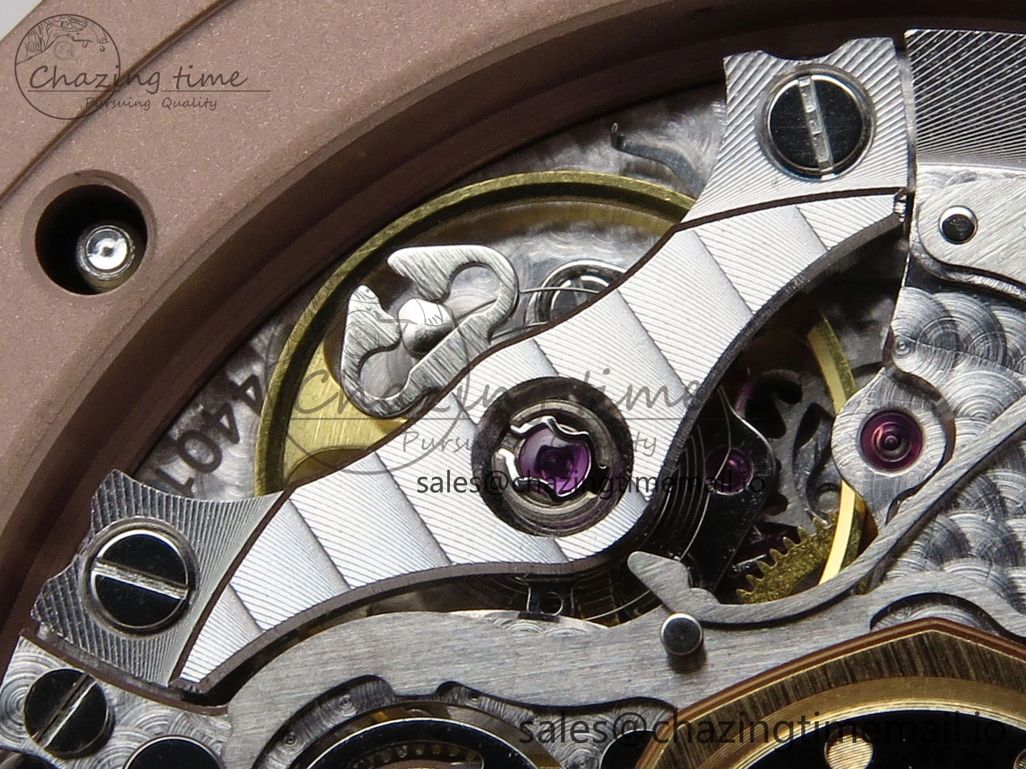 Royal Oak Chrono 26240 RG APSF 1:1 Best Edition Blue Dial on RG Bracelet SA4401 Super Clone