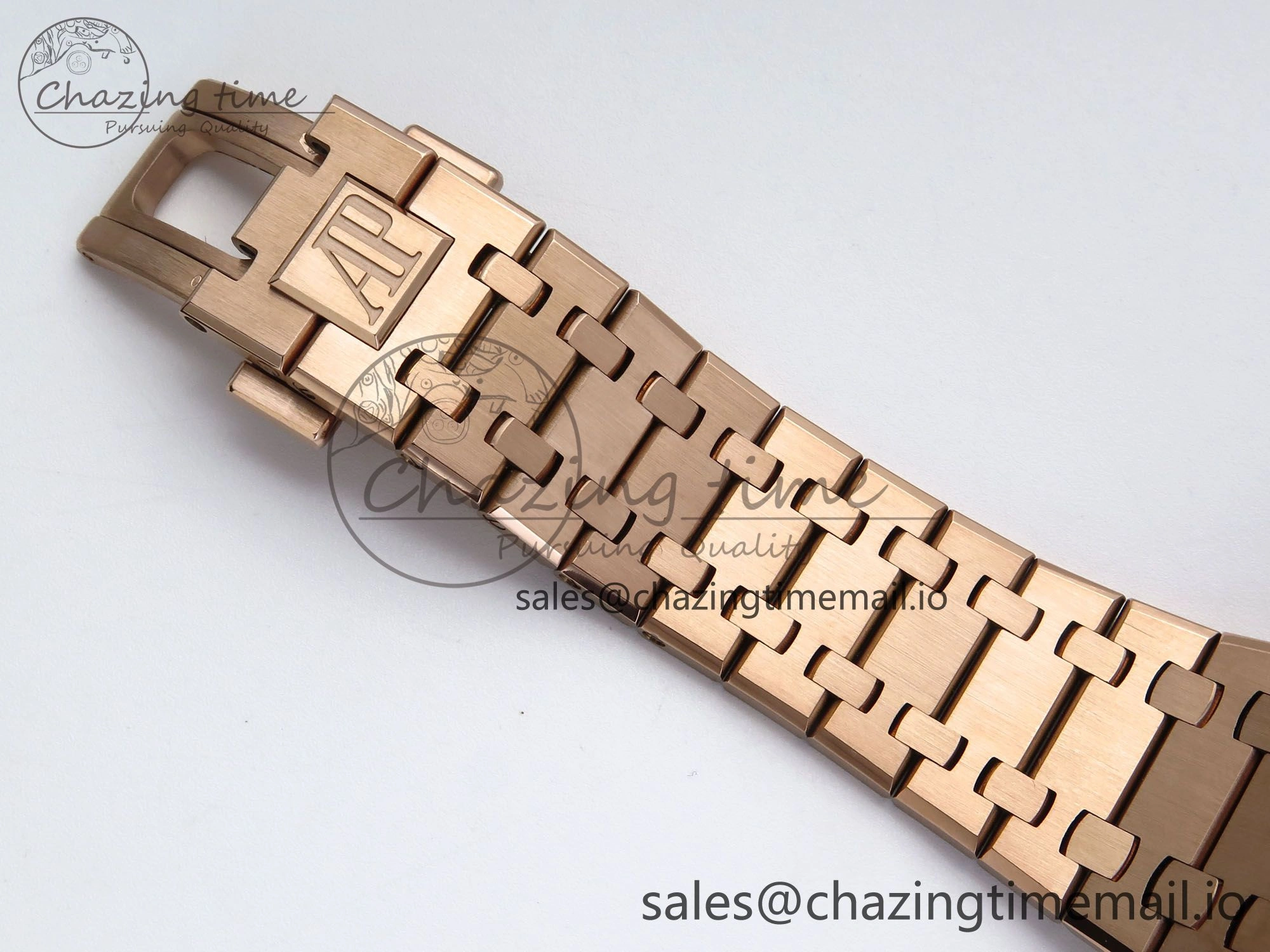 Royal Oak Chrono 26240 RG APSF 1:1 Best Edition Blue Dial on RG Bracelet SA4401 Super Clone