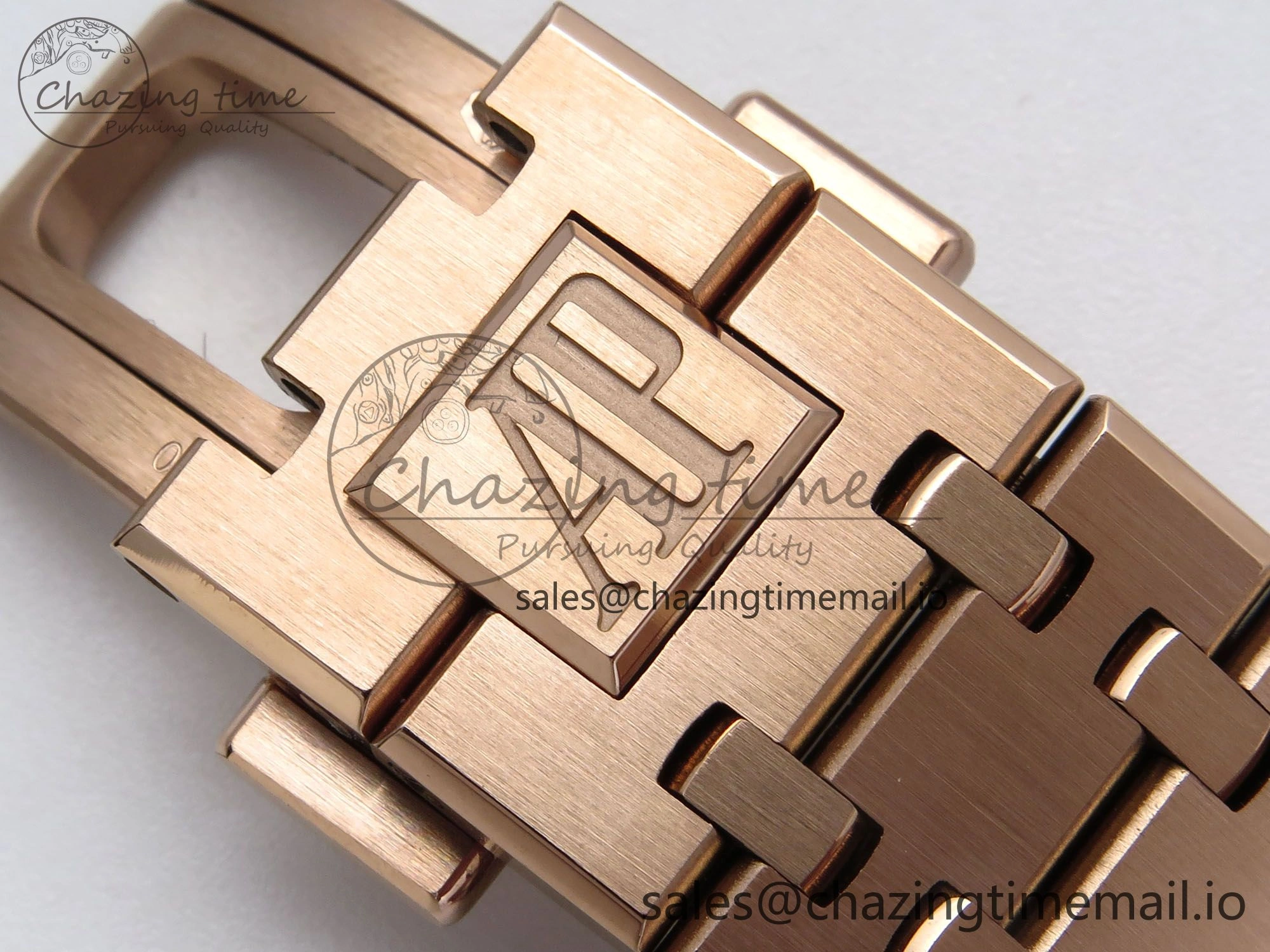 Royal Oak Chrono 26240 RG APSF 1:1 Best Edition Blue Dial on RG Bracelet SA4401 Super Clone