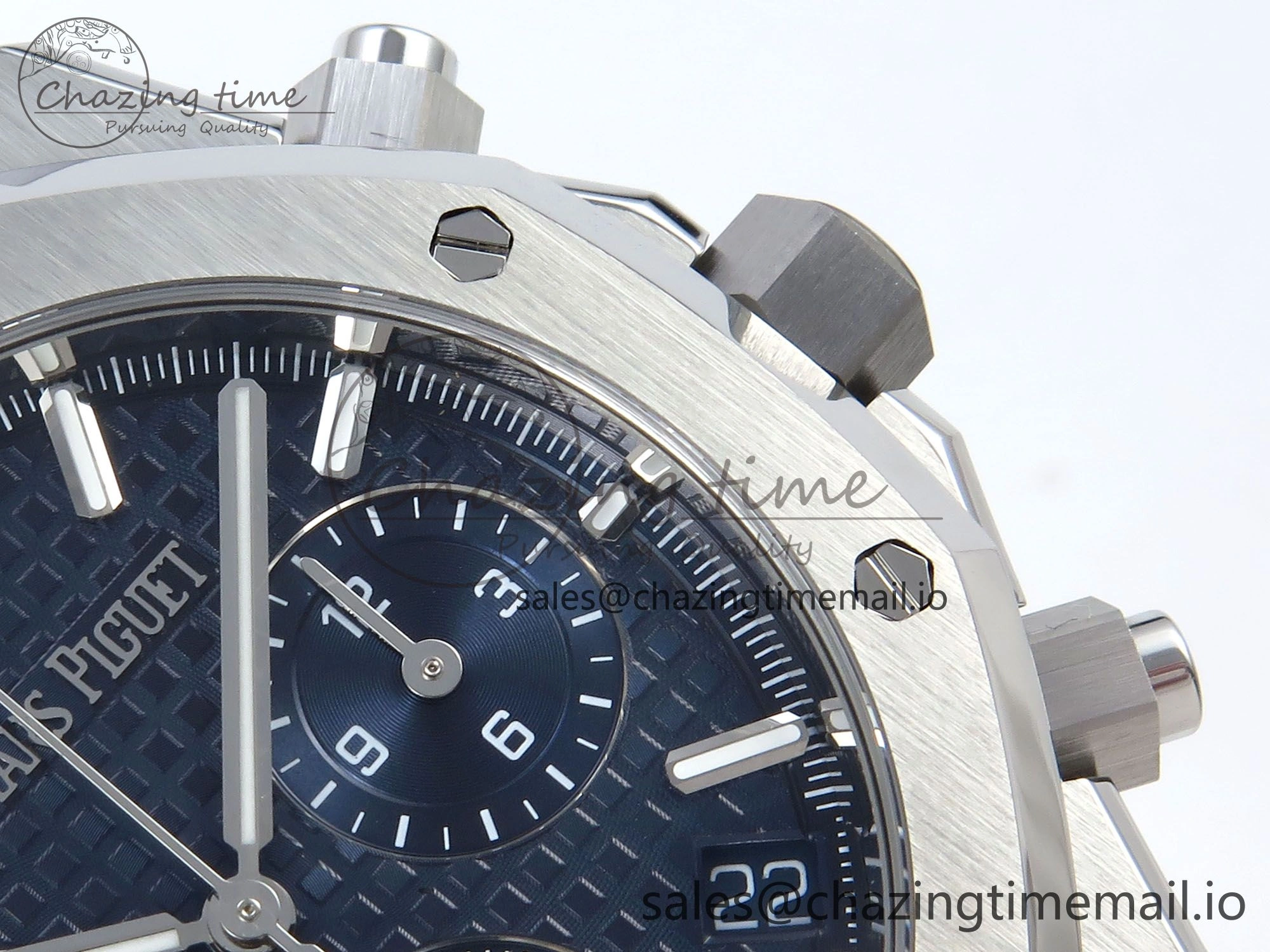 Royal Oak Chrono 26240 SS APSF 1:1 Best Edition Blue Dial on SS Bracelet SA4401 Super Clone