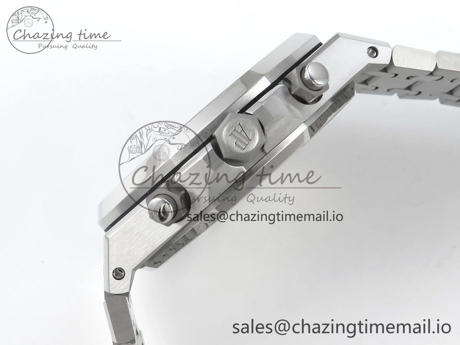 Royal Oak Chrono 26240 SS APSF 1:1 Best Edition Blue Dial on SS Bracelet SA4401 Super Clone