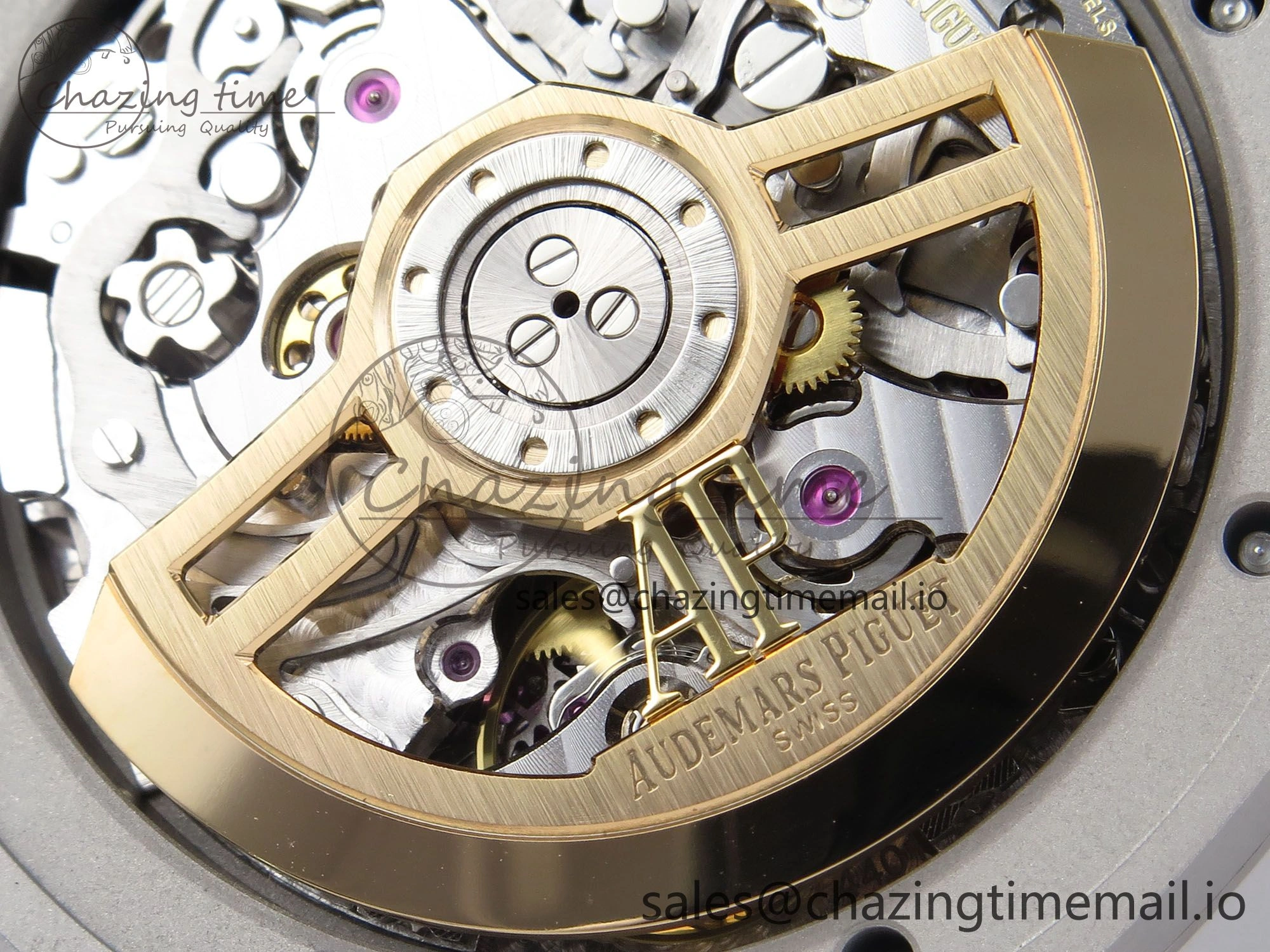 Royal Oak Chrono 26240 SS APSF 1:1 Best Edition Blue Dial on SS Bracelet SA4401 Super Clone