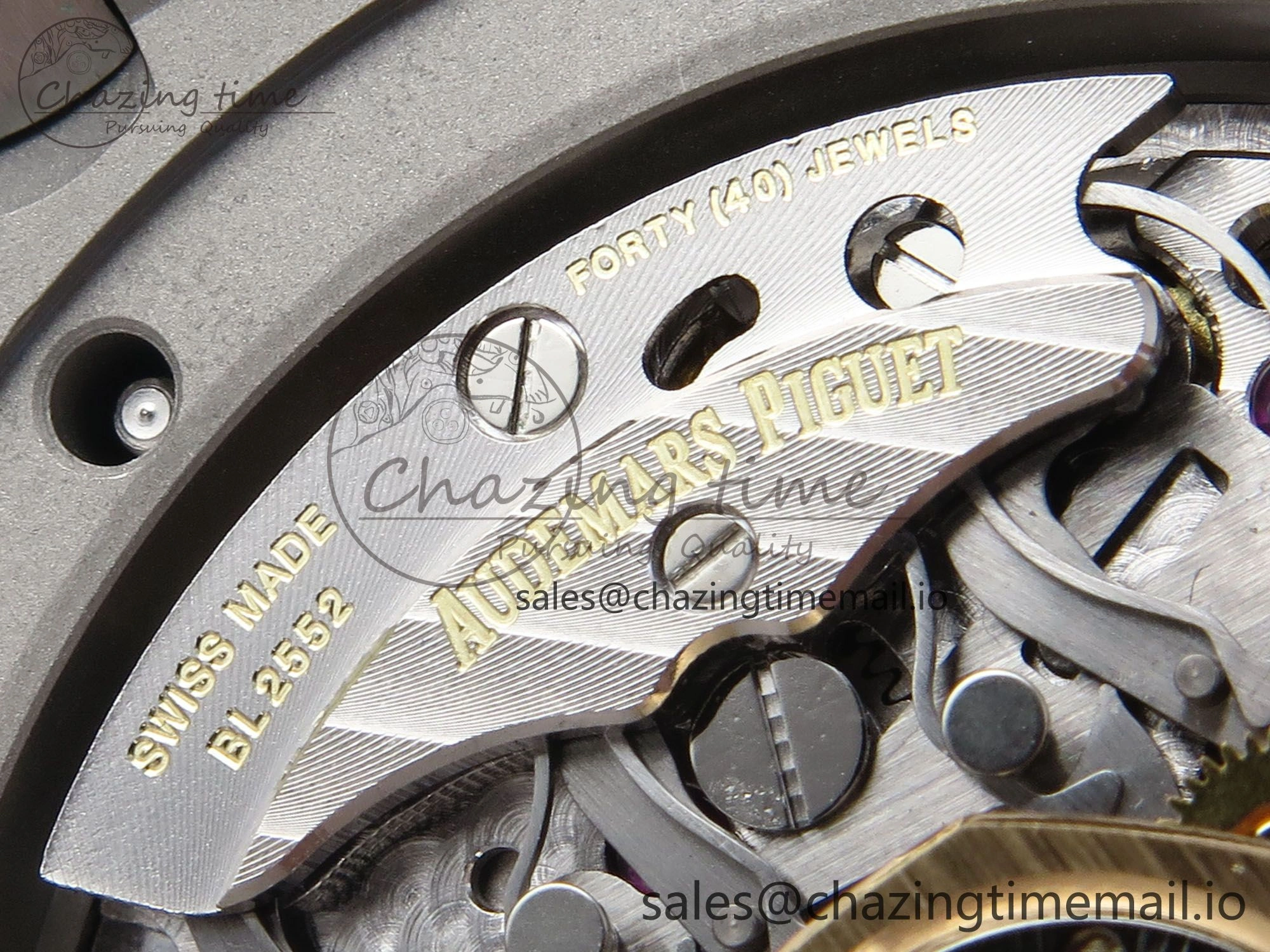 Royal Oak Chrono 26240 SS APSF 1:1 Best Edition Blue Dial on SS Bracelet SA4401 Super Clone