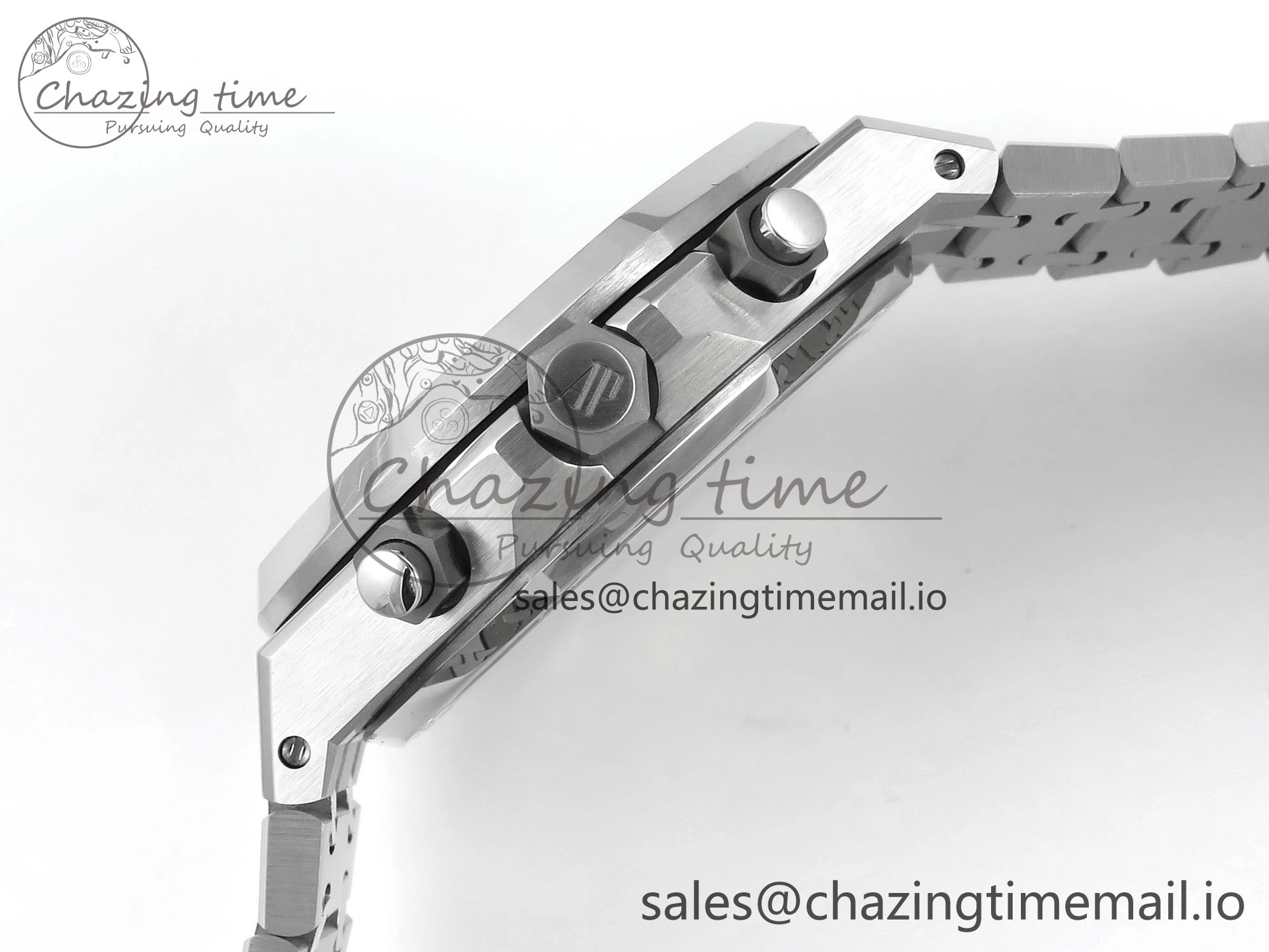 Royal Oak Chrono 26240 SS APSF 1:1 Best Edition Green Dial on SS Bracelet SA4401 Super Clone