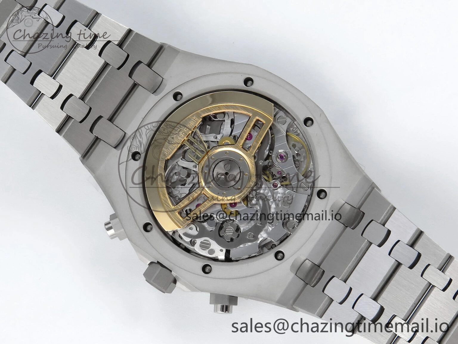 Royal Oak Chrono 26240 SS APSF 1:1 Best Edition Green Dial on SS Bracelet SA4401 Super Clone