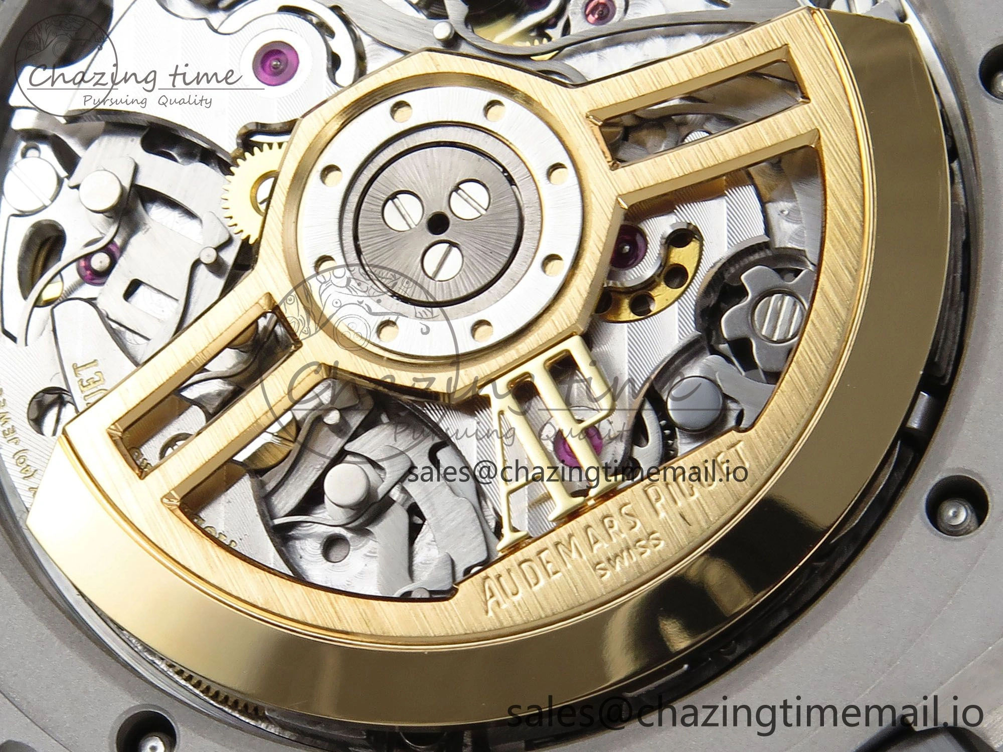 Royal Oak Chrono 26240 SS APSF 1:1 Best Edition Green Dial on SS Bracelet SA4401 Super Clone