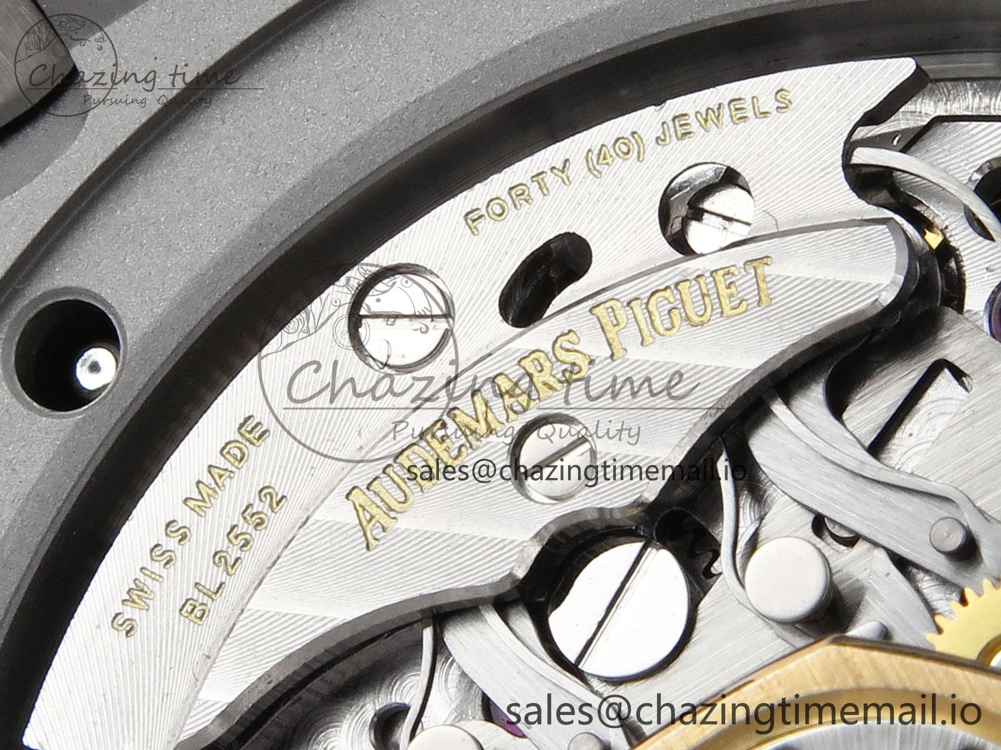 Royal Oak Chrono 26240 SS APSF 1:1 Best Edition Green Dial on SS Bracelet SA4401 Super Clone