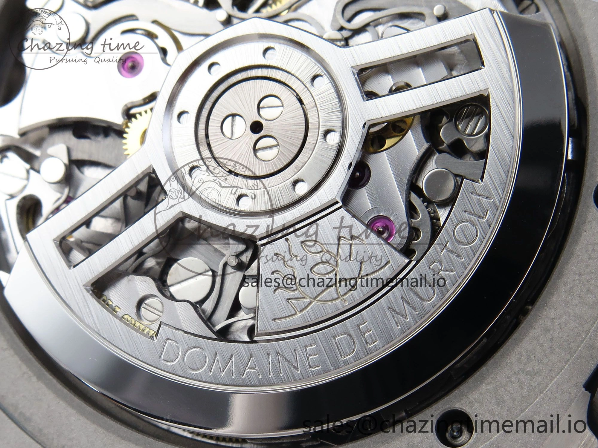 Royal Oak Chrono 26240 SS APSF 1:1 Best Edition Purple Dial on SS Bracelet SA4401 Super Clone