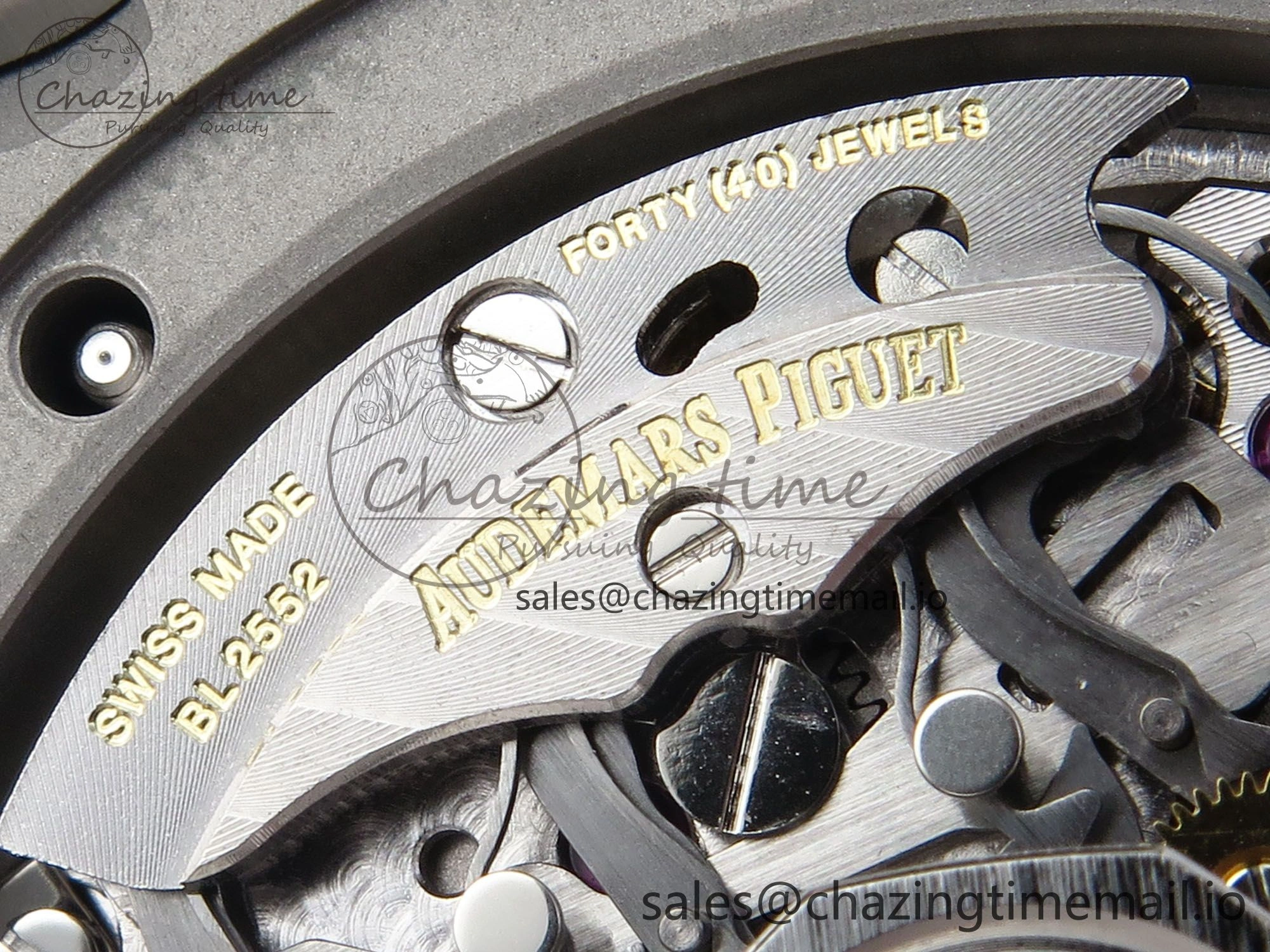 Royal Oak Chrono 26240 SS APSF 1:1 Best Edition Purple Dial on SS Bracelet SA4401 Super Clone