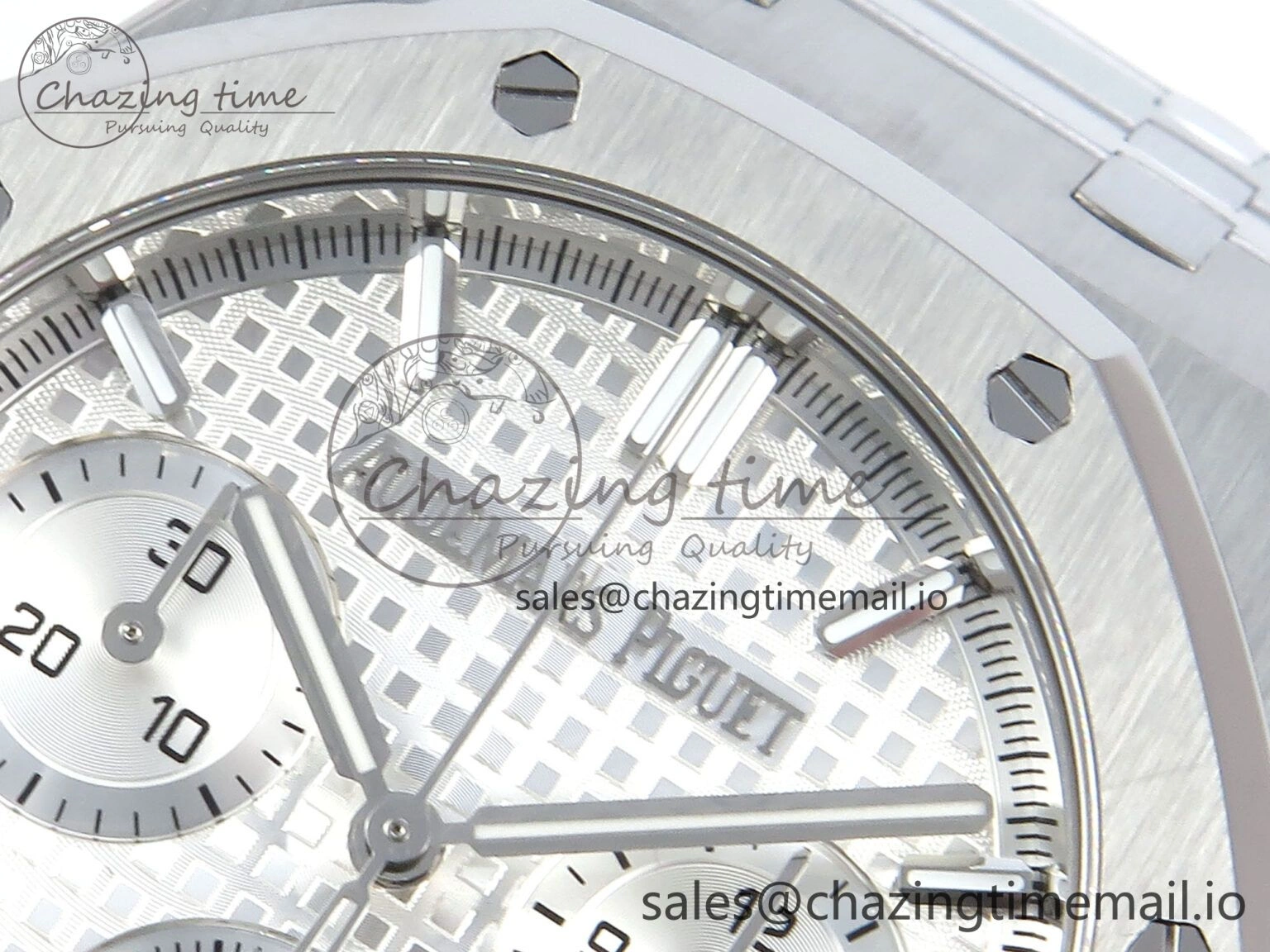 Royal Oak Chrono 26240 SS APSF 1:1 Best Edition Silver Dial on SS Bracelet SA4401 Super Clone