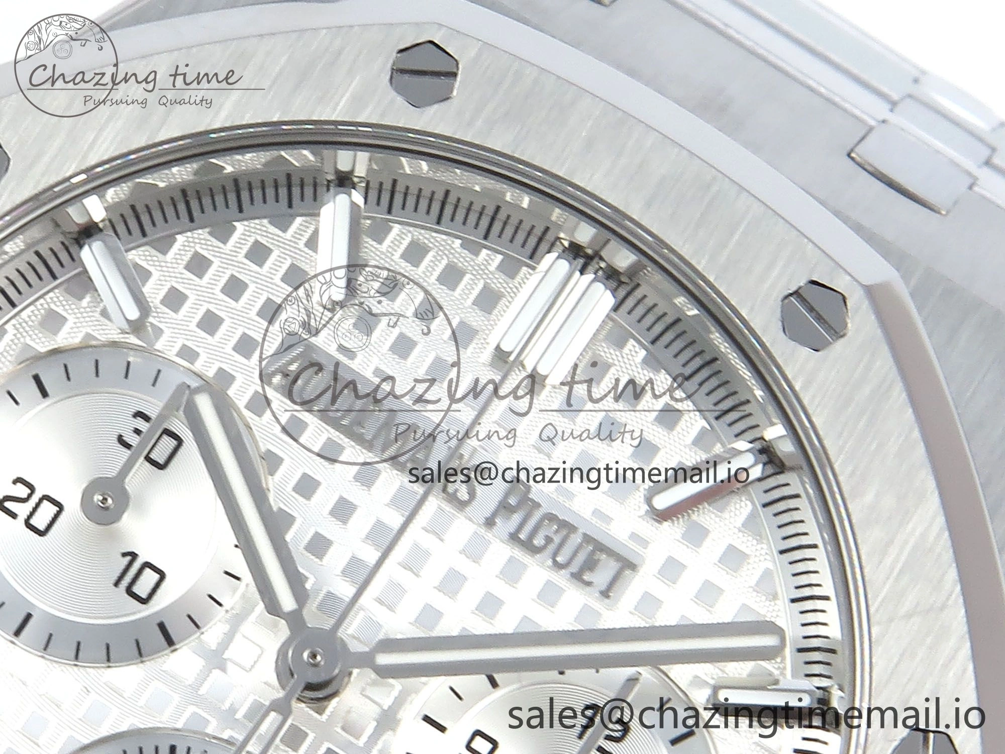 Royal Oak Chrono 26240 SS APSF 1:1 Best Edition Silver Dial on SS Bracelet SA4401 Super Clone
