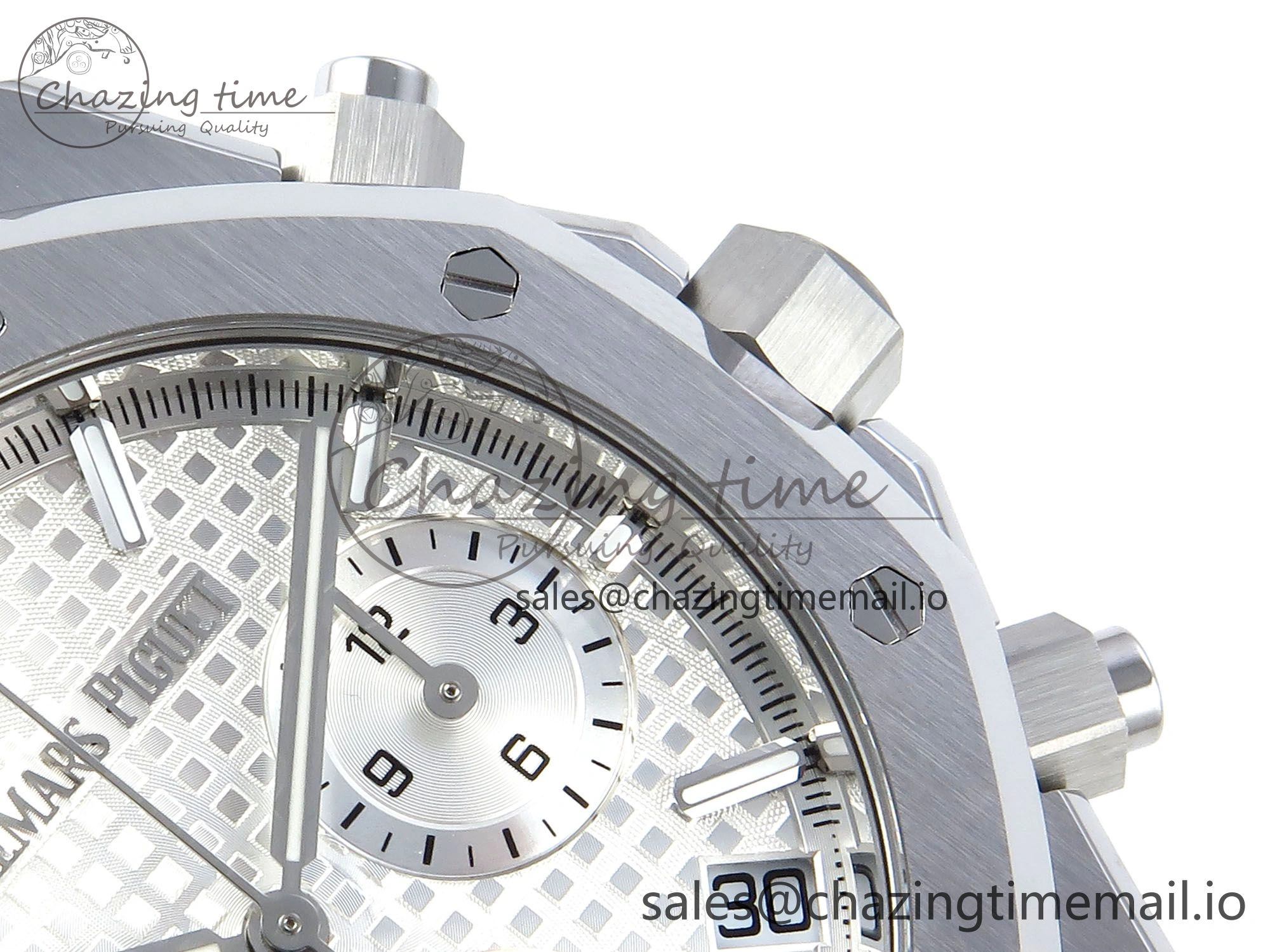 Royal Oak Chrono 26240 SS APSF 1:1 Best Edition Silver Dial on SS Bracelet SA4401 Super Clone