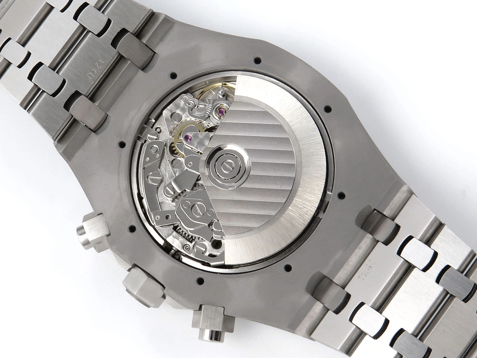 Royal Oak Chrono 26240 SS IPF Best Edition Purple Dial on SS Bracelet A7750