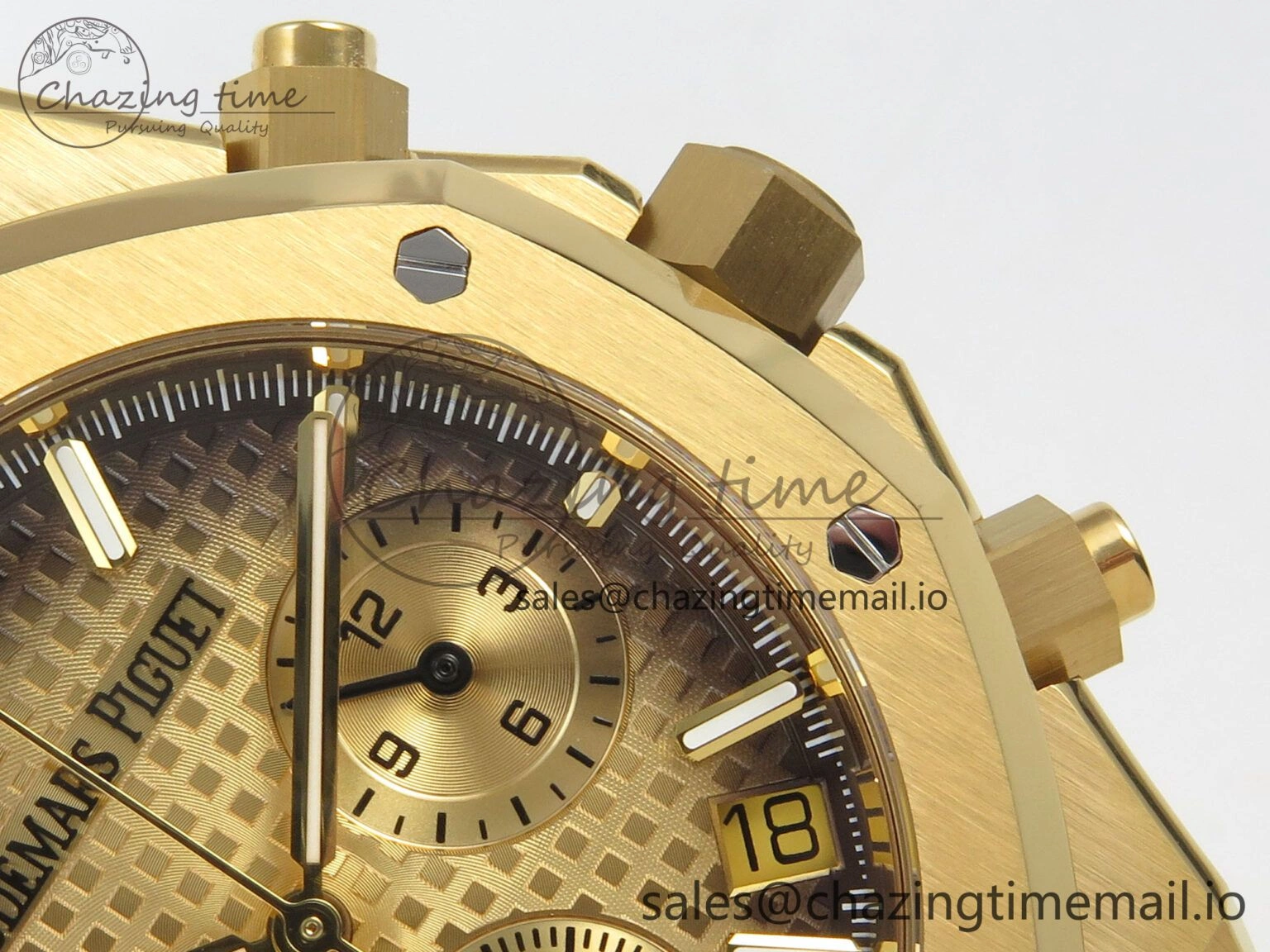 Royal Oak Chrono 26240 YG APSF 1:1 Best Edition YG Dial on YG Bracelet SA4401