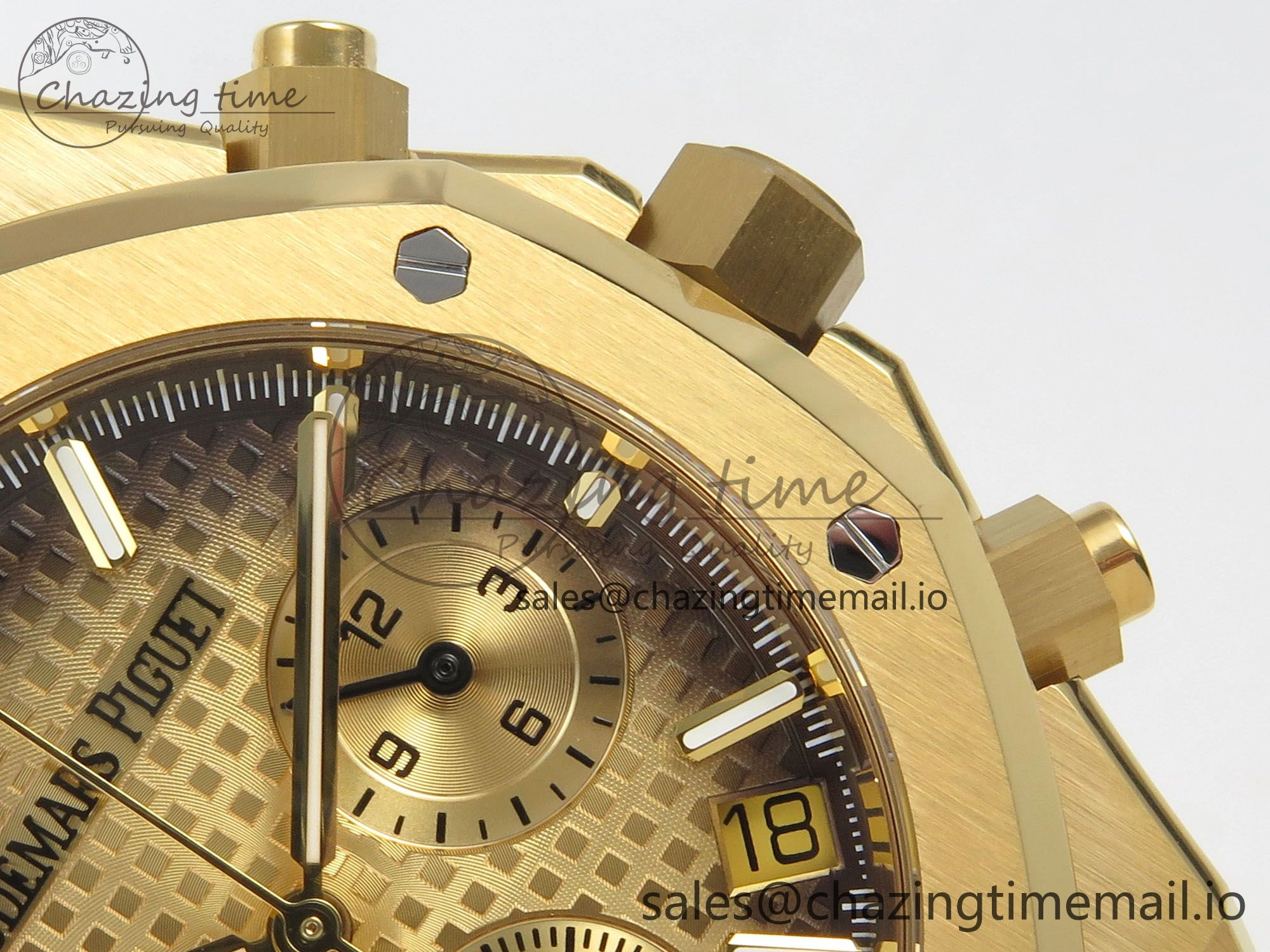 Royal Oak Chrono 26240 YG APSF 1:1 Best Edition YG Dial on YG Bracelet SA4401