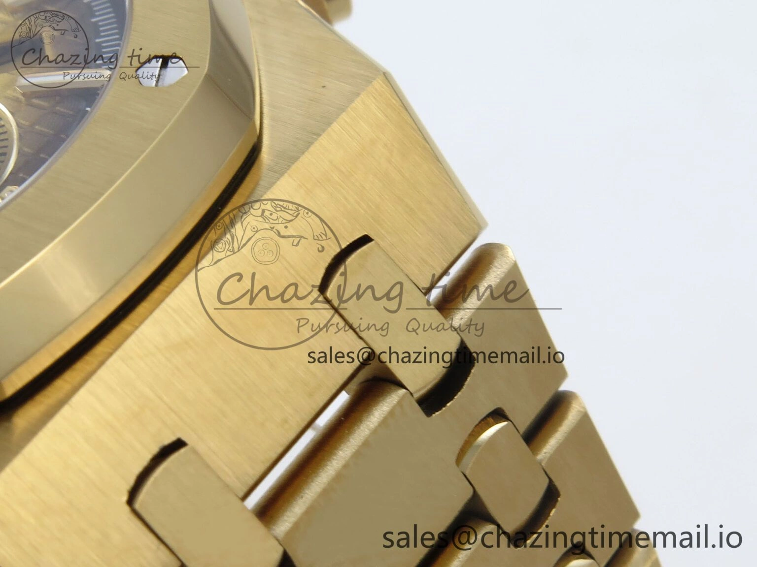 Royal Oak Chrono 26240BA YG BF Best Edition YG Dial on YG Bracelet A7750