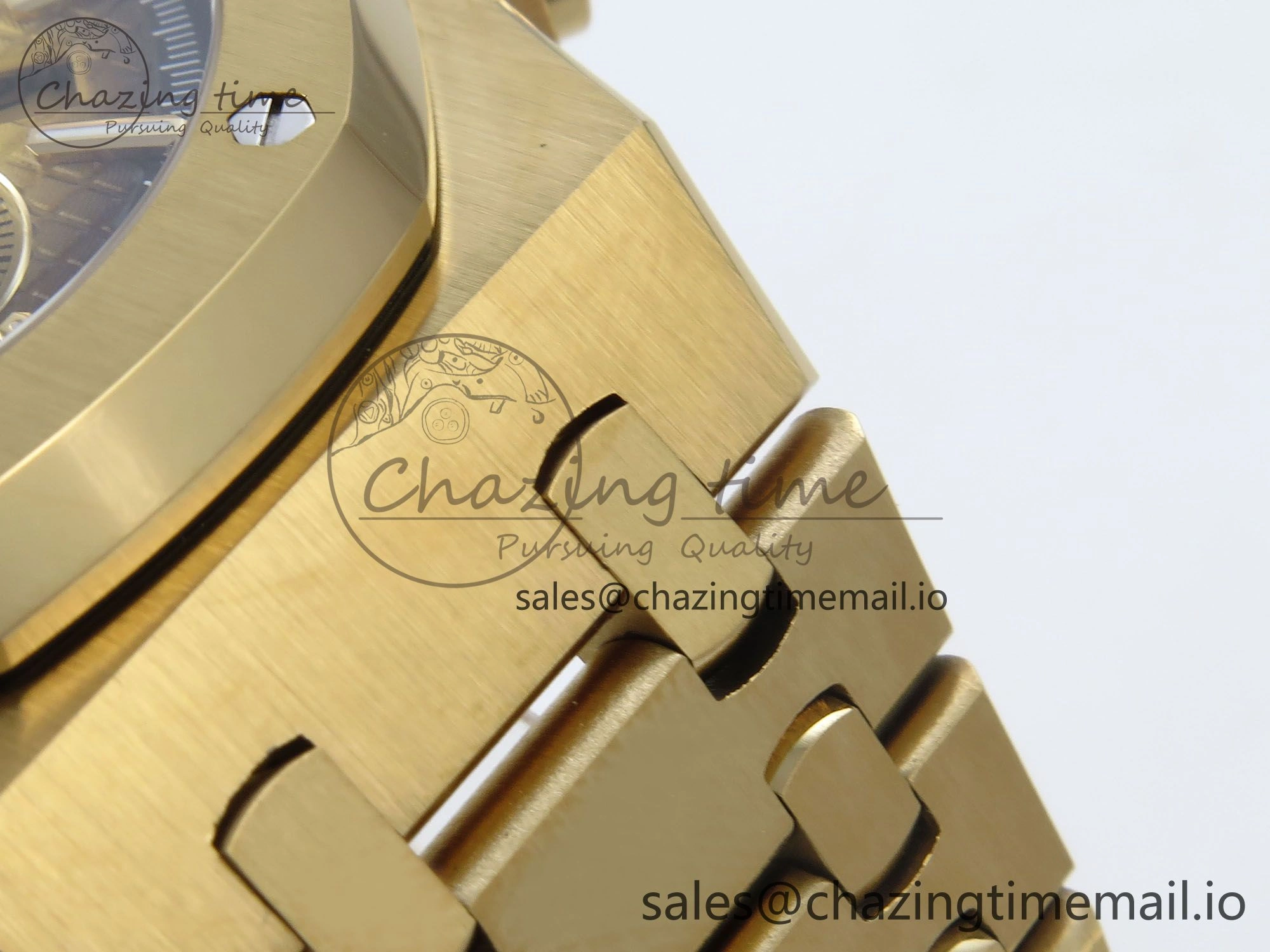Royal Oak Chrono 26240BA YG BF Best Edition YG Dial on YG Bracelet A7750