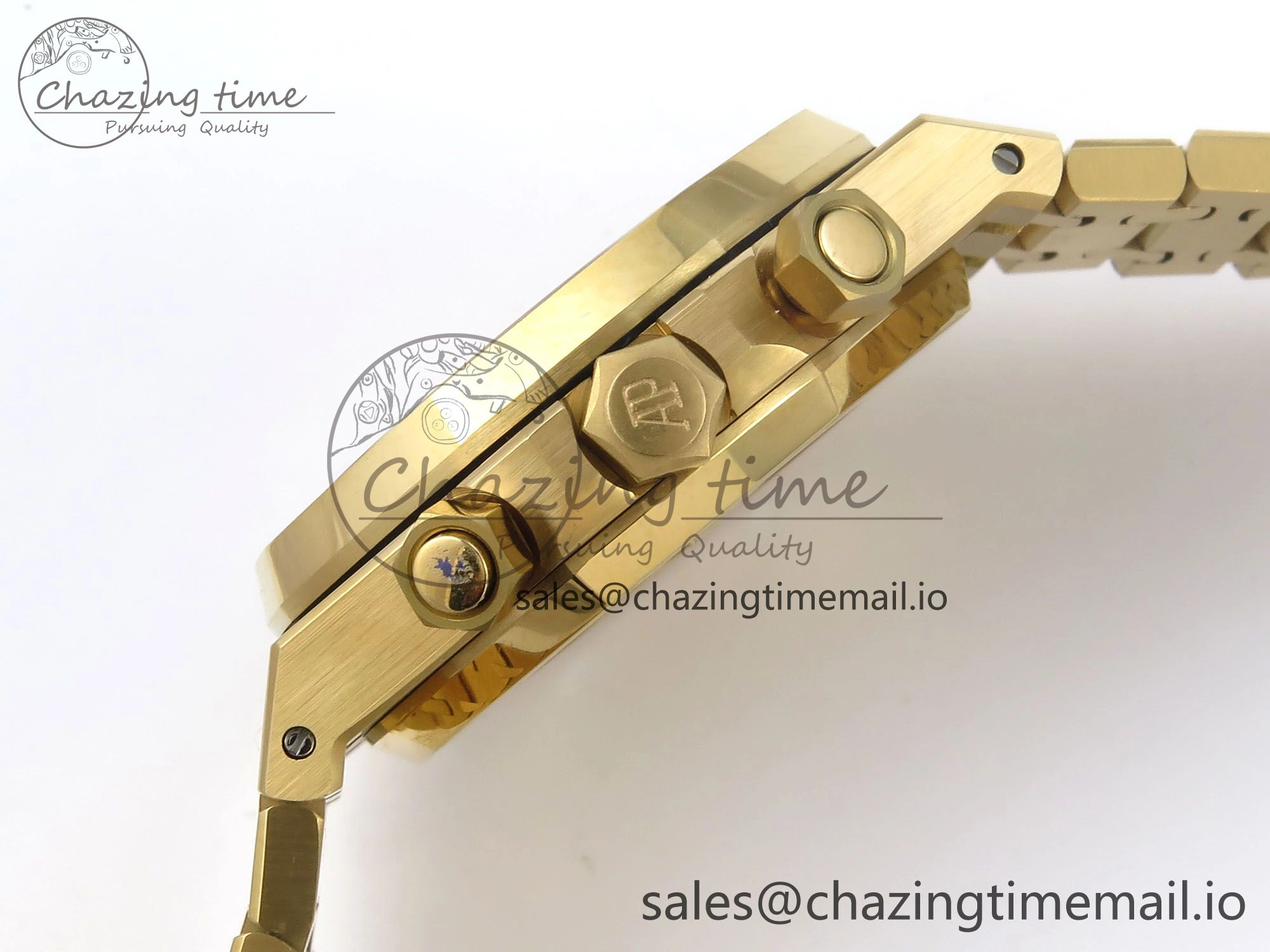 Royal Oak Chrono 26240BA YG BF Best Edition YG Dial on YG Bracelet A7750