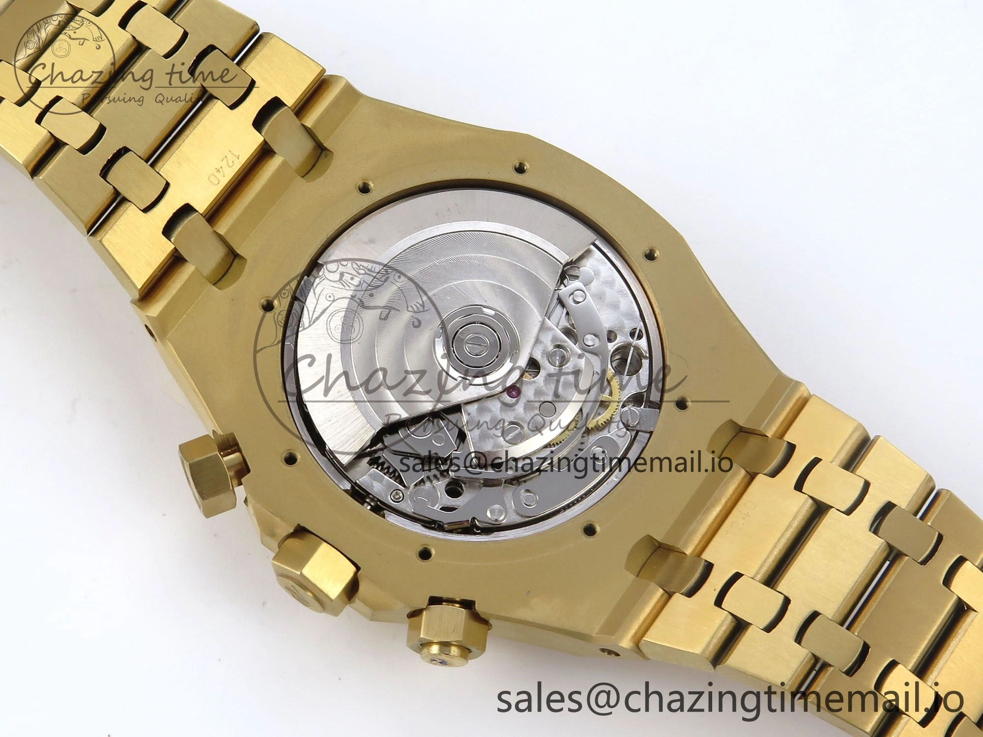 Royal Oak Chrono 26240BA YG BF Best Edition YG Dial on YG Bracelet A7750