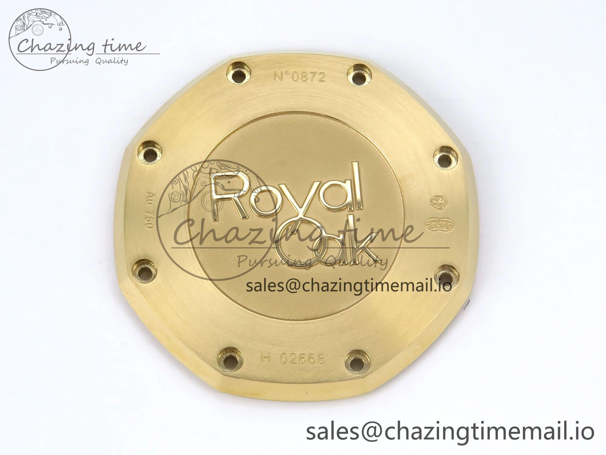 Royal Oak Chrono 26240BA YG BF Best Edition YG Dial on YG Bracelet A7750