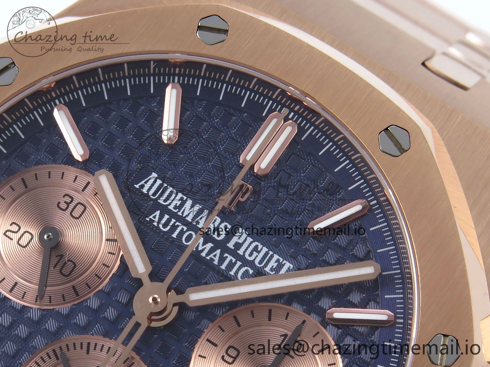 Royal Oak Chrono 26240OR RG BF Best Edition Blue RG Dial on RG Bracelet SH7750