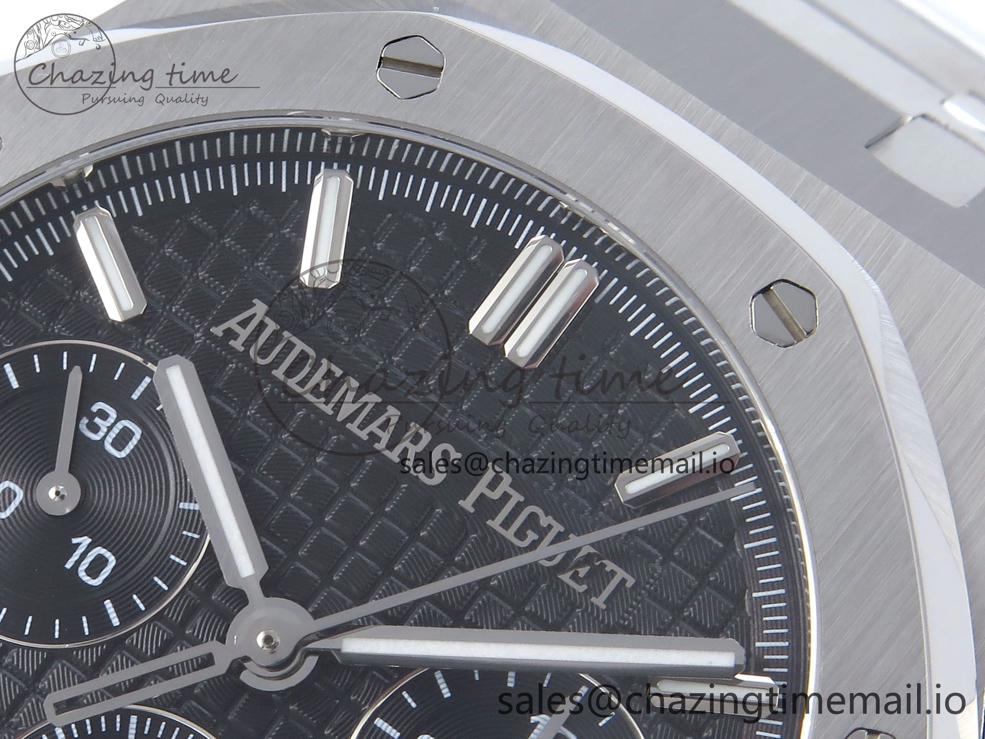 Royal Oak Chrono 26240ST SS BF Best Edition Black Dial on SS Bracelet SH7750