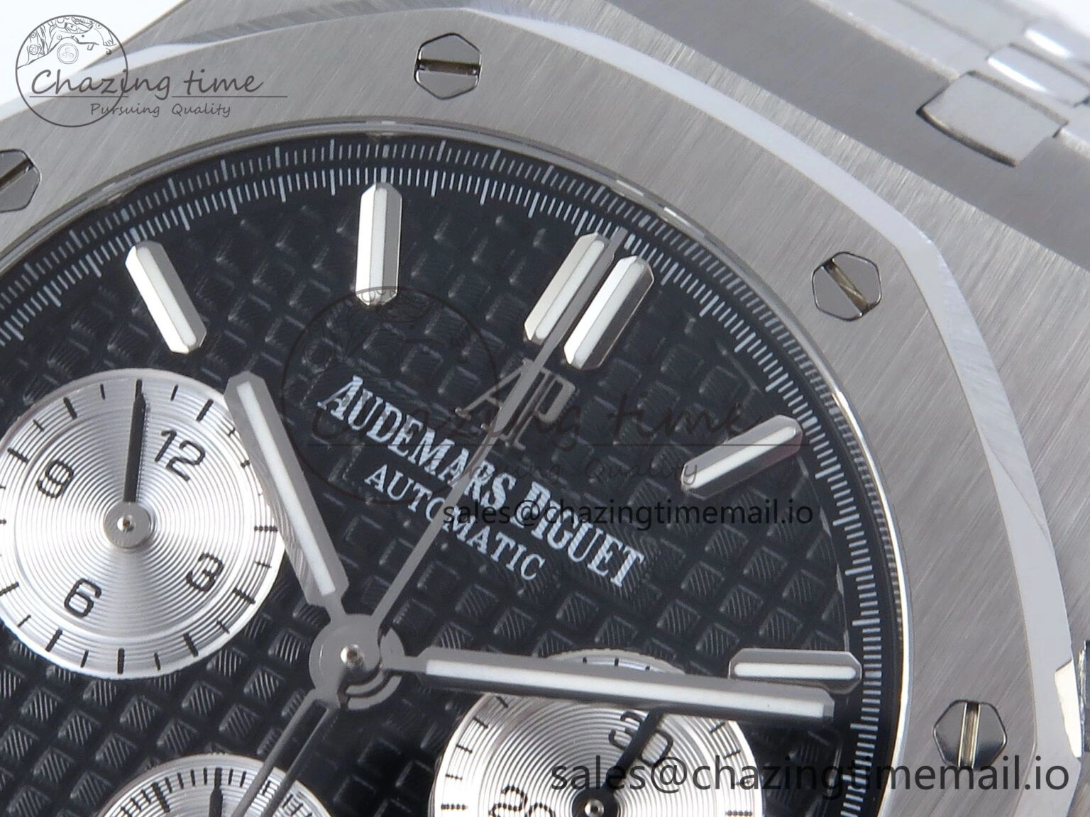 Royal Oak Chrono 26240ST SS BF Best Edition Black White Dial on SS Bracelet SH7750