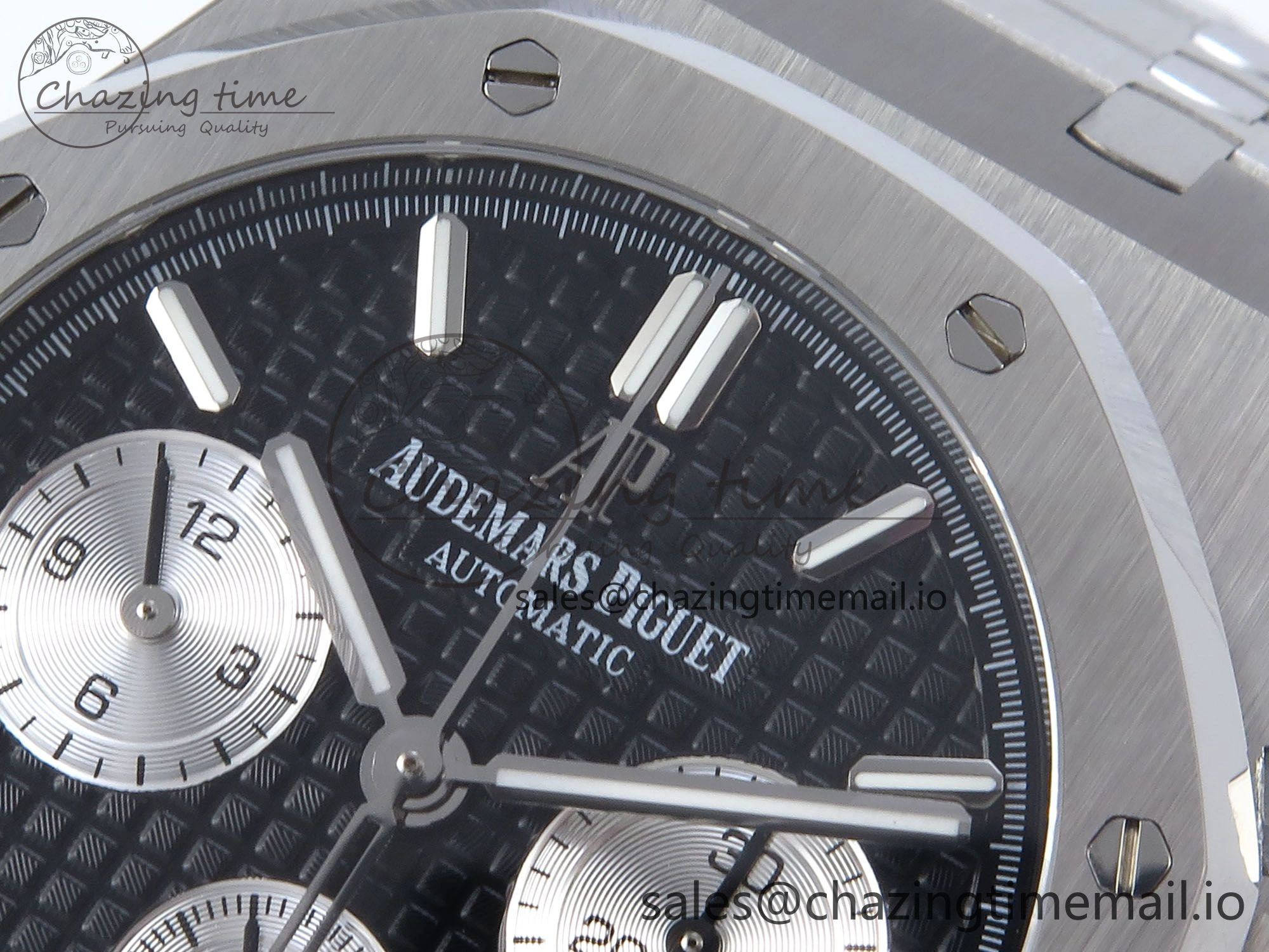 Royal Oak Chrono 26240ST SS BF Best Edition Black White Dial on SS Bracelet SH7750