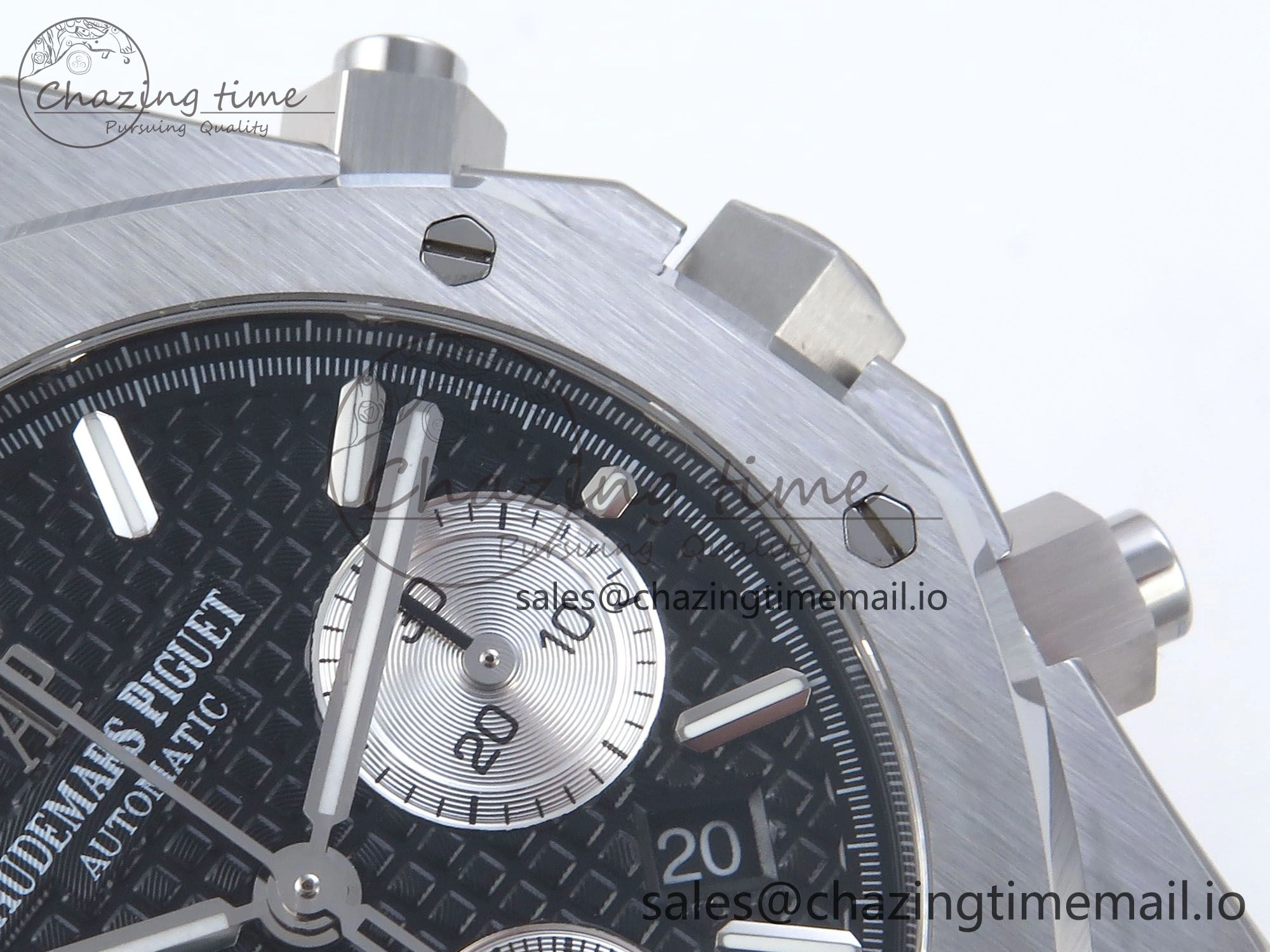Royal Oak Chrono 26240ST SS BF Best Edition Black White Dial on SS Bracelet SH7750