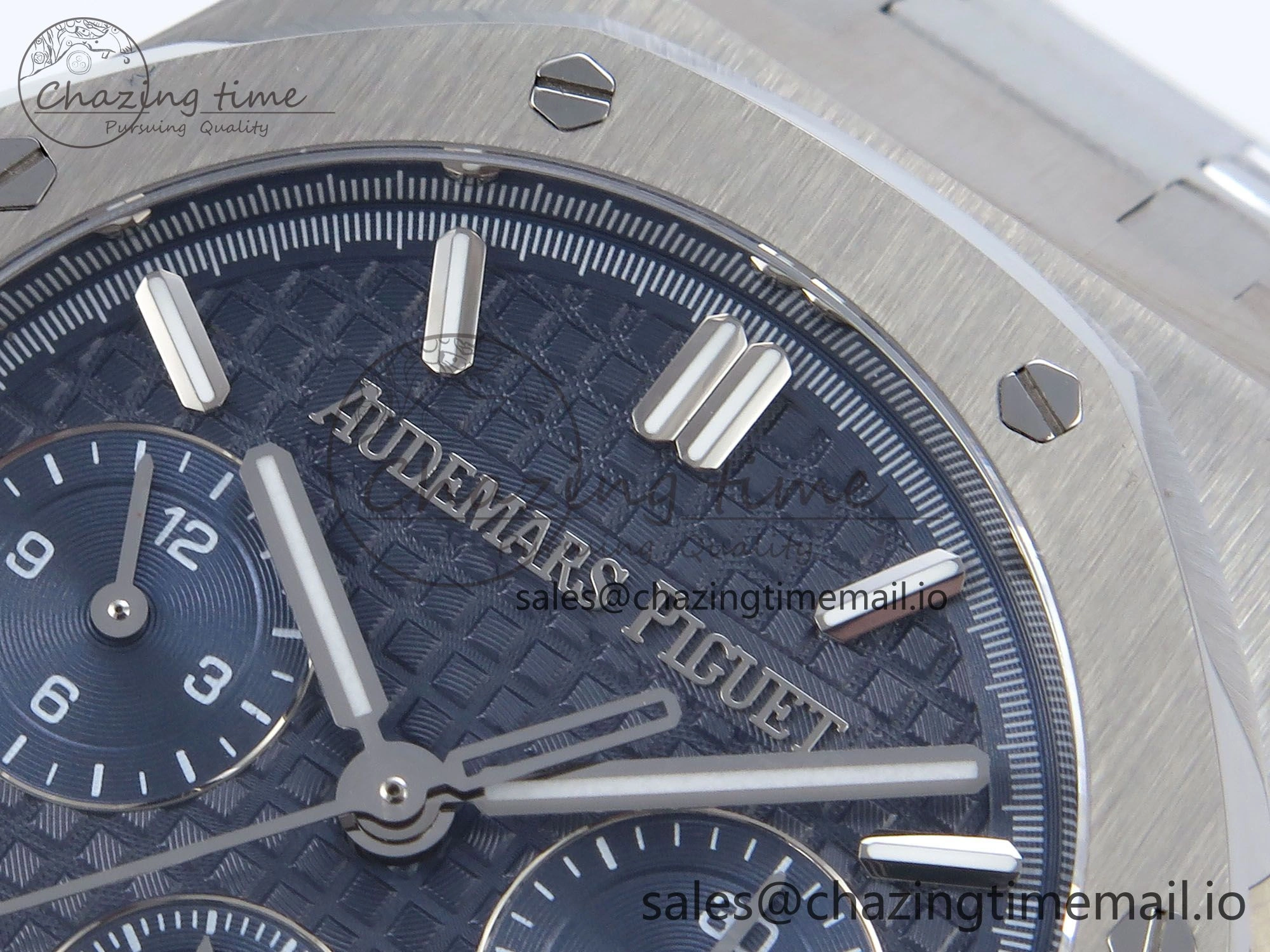 Royal Oak Chrono 26240ST SS BF Best Edition Blue Dial on SS Bracelet SH7750