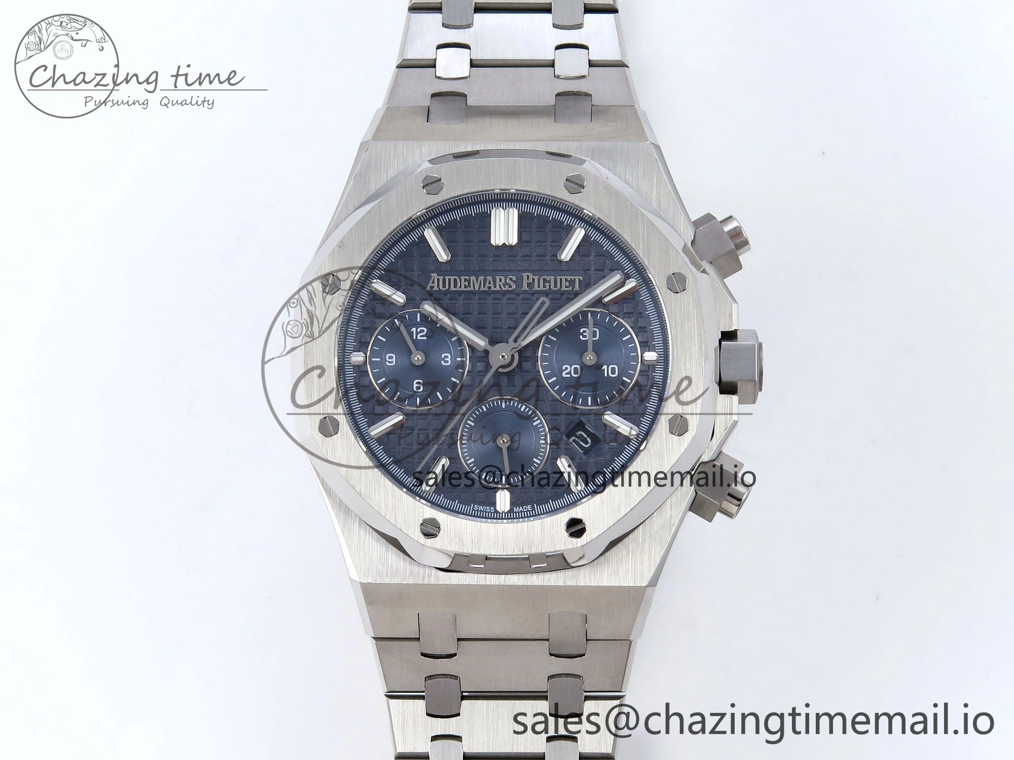 Royal Oak Chrono 26240ST SS BF Best Edition Blue Dial on SS Bracelet SH7750
