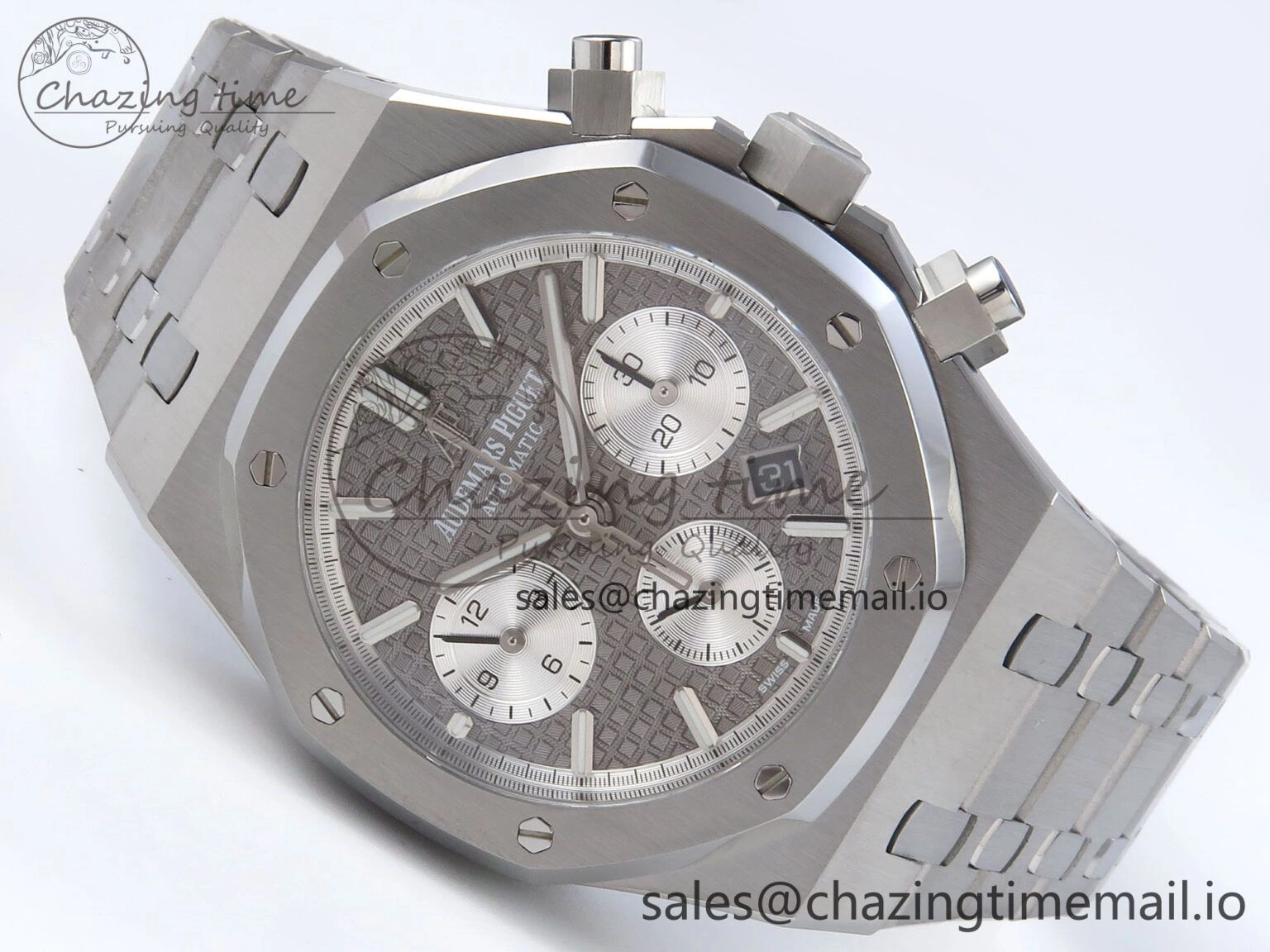 Royal Oak Chrono 26240ST SS BF Best Edition Gray Dial on SS Bracelet SH7750