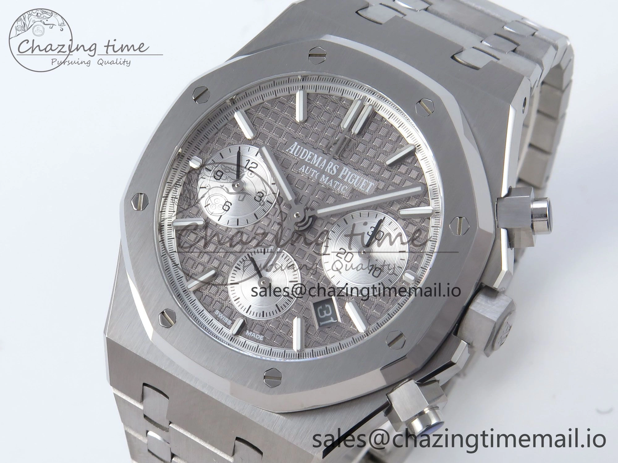 Royal Oak Chrono 26240ST SS BF Best Edition Gray Dial on SS Bracelet SH7750