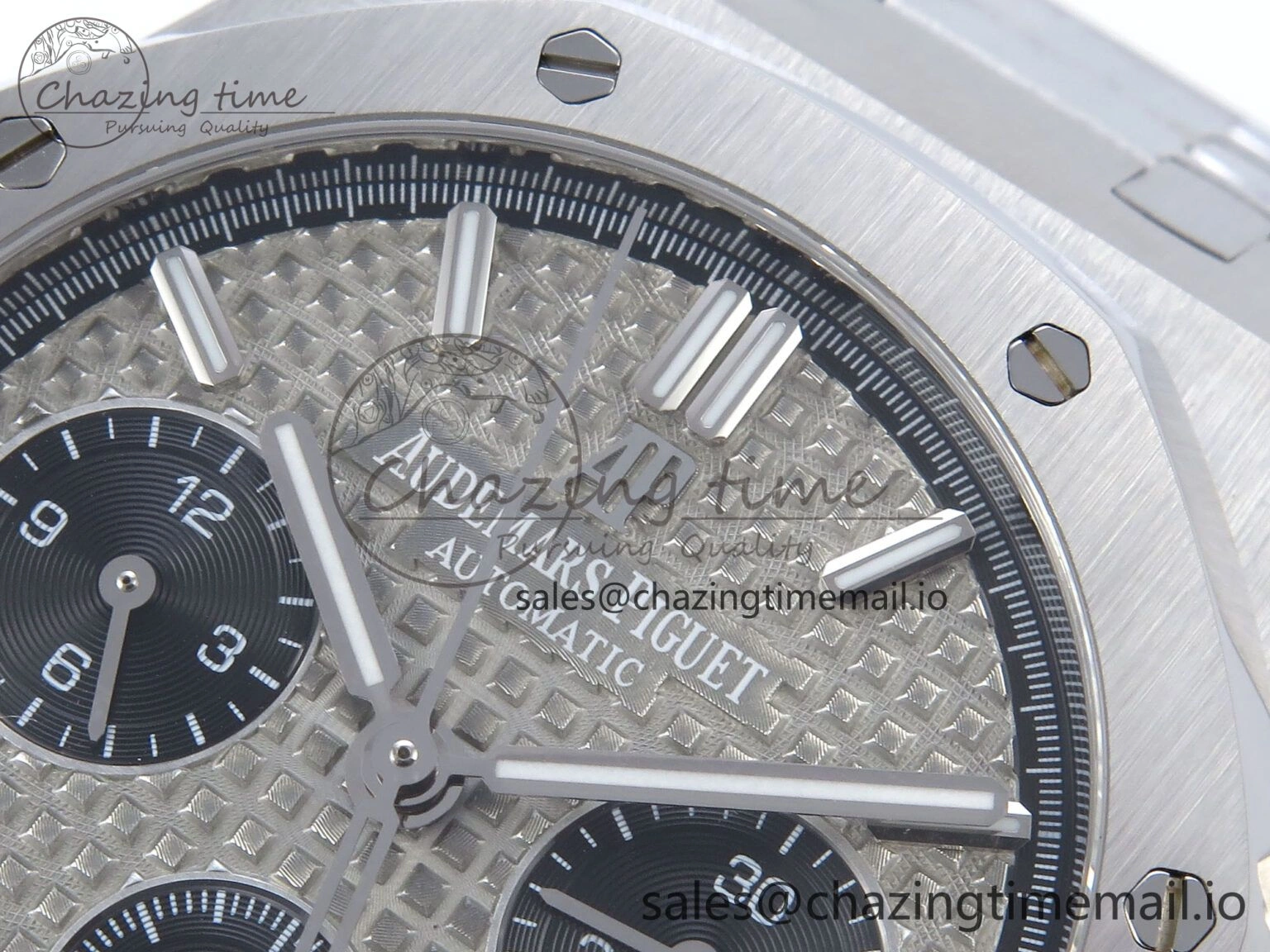 Royal Oak Chrono 26240ST SS BF Best Edition Gray Black Dial on SS Bracelet SH7750