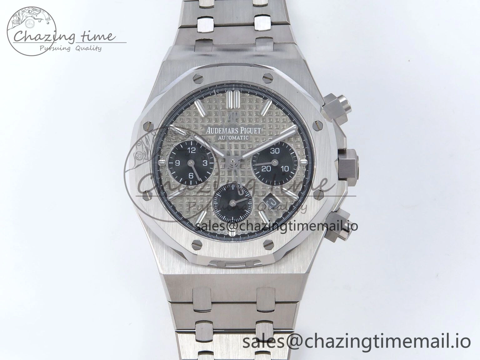 Royal Oak Chrono 26240ST SS BF Best Edition Gray Black Dial on SS Bracelet SH7750