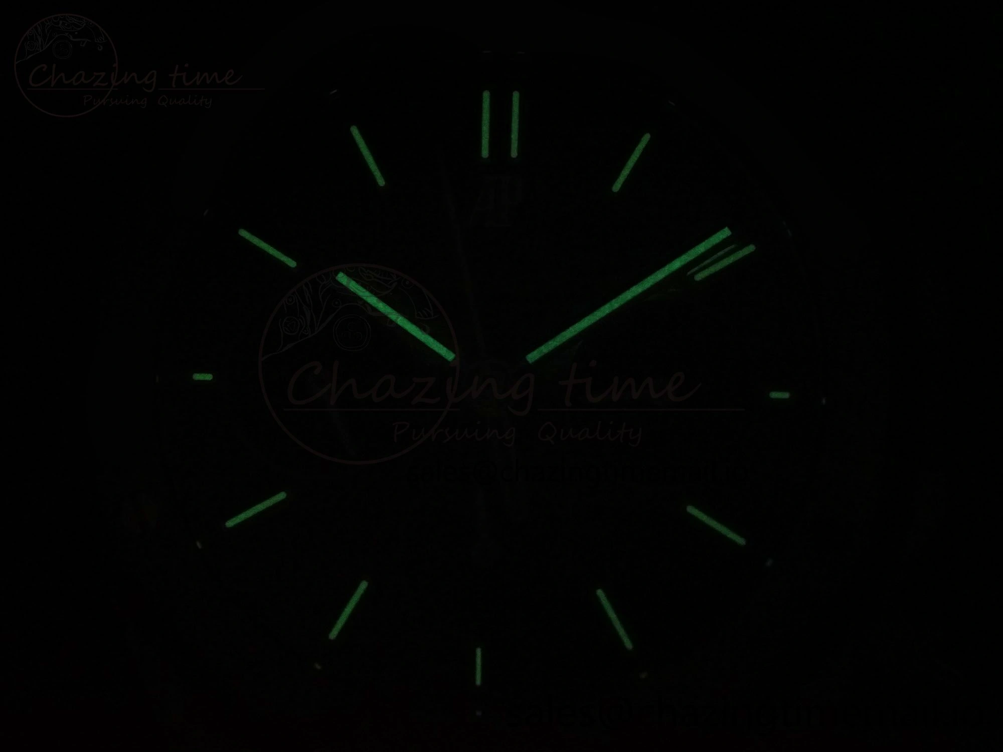 Royal Oak Chrono 26240ST SS BF Best Edition Green Dial on SS Bracelet SH7750