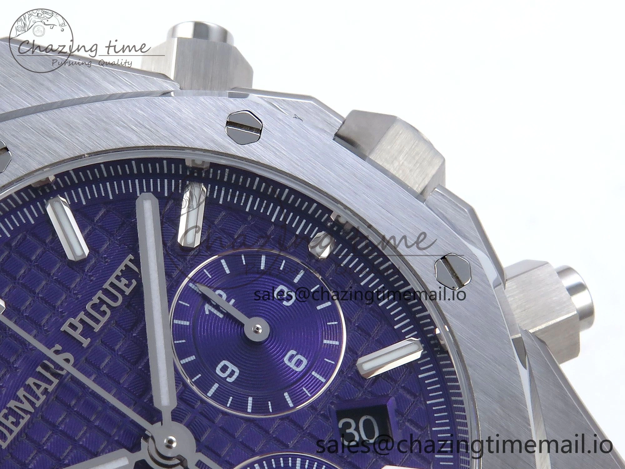 Royal Oak Chrono 26240ST SS BF Best Edition Purple Dial on SS Bracelet SH7750