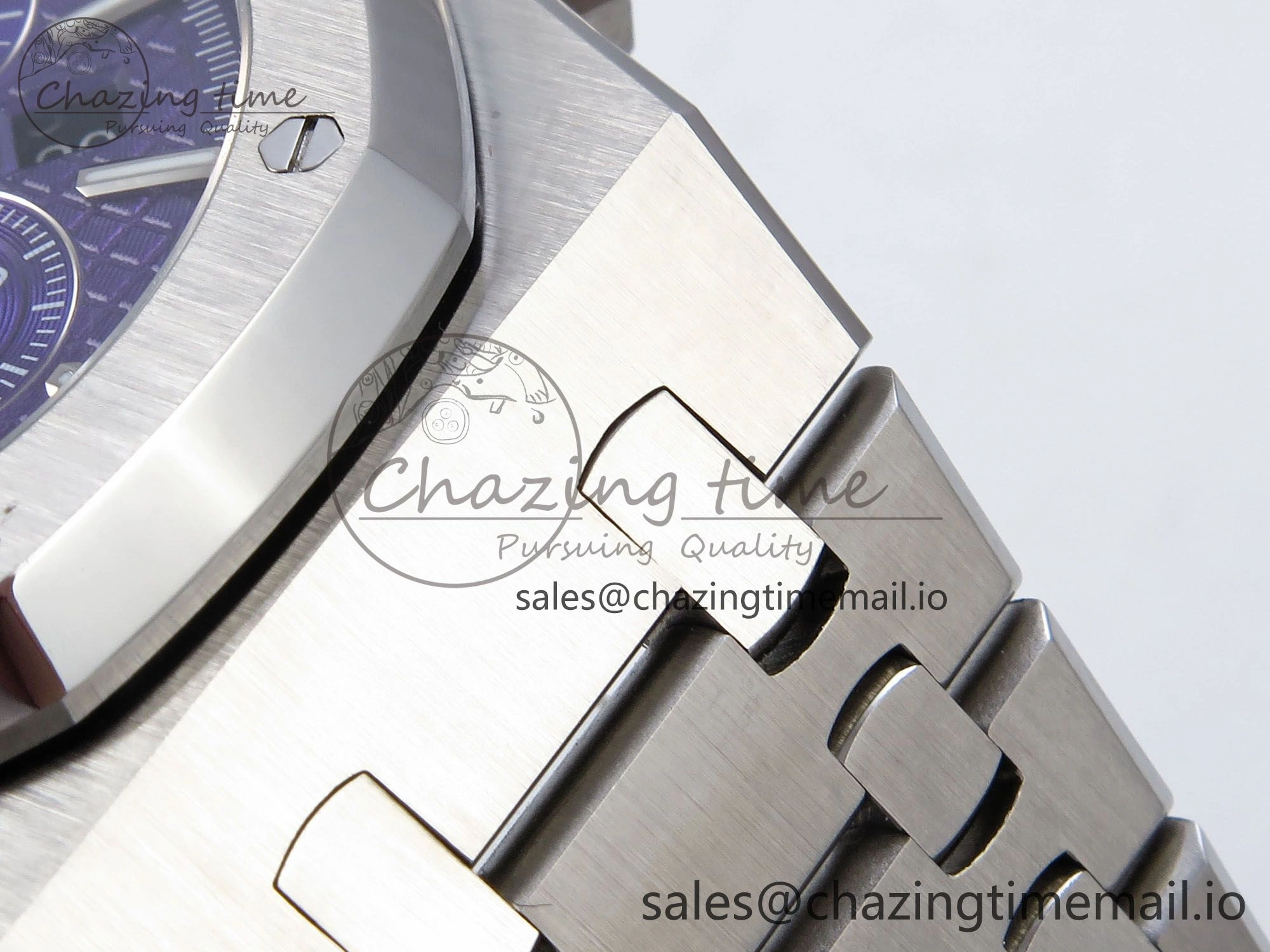 Royal Oak Chrono 26240ST SS BF Best Edition Purple Dial on SS Bracelet SH7750