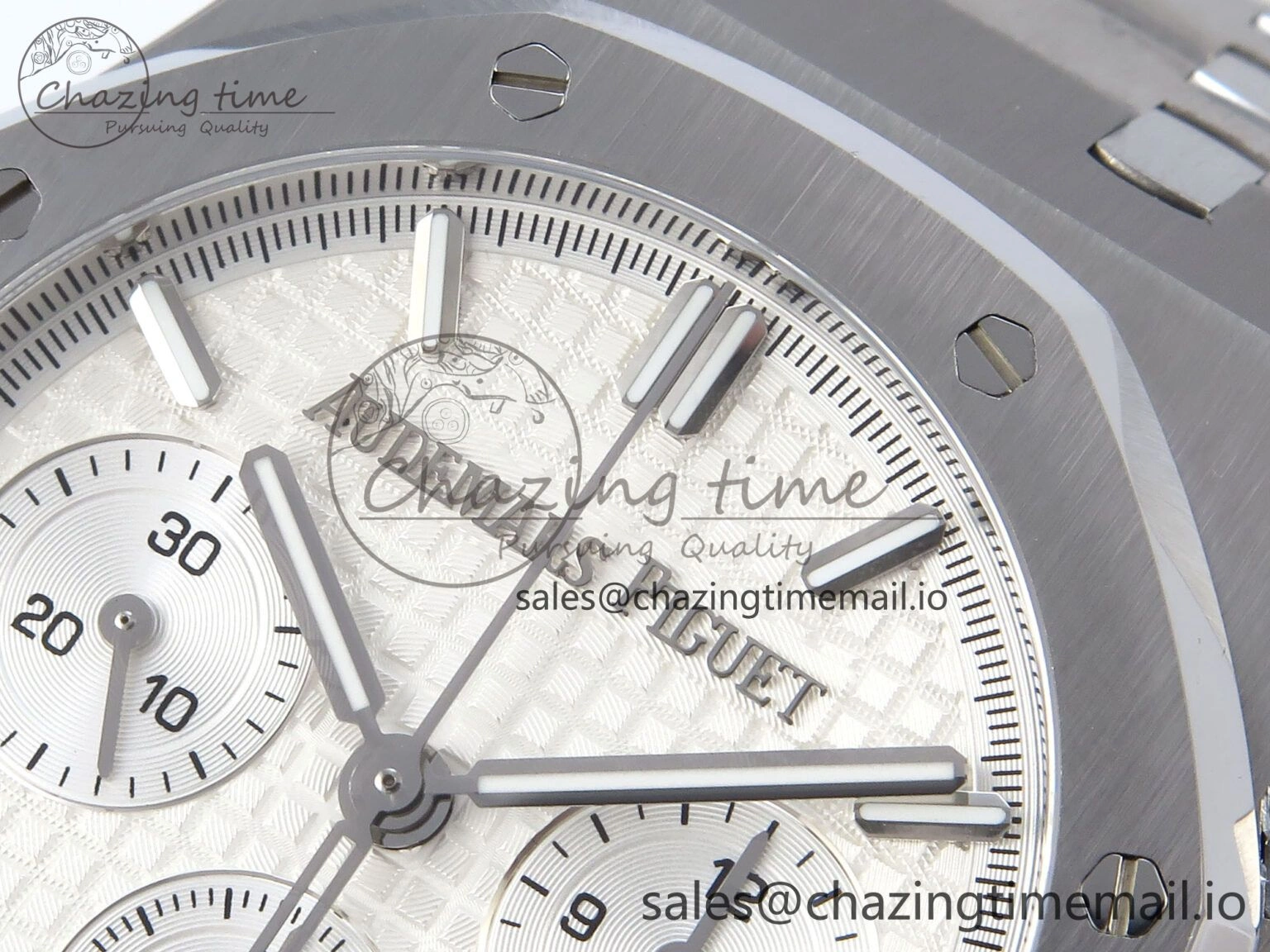 Royal Oak Chrono 26240ST SS BF Best Edition White Dial on SS Bracelet SH7750