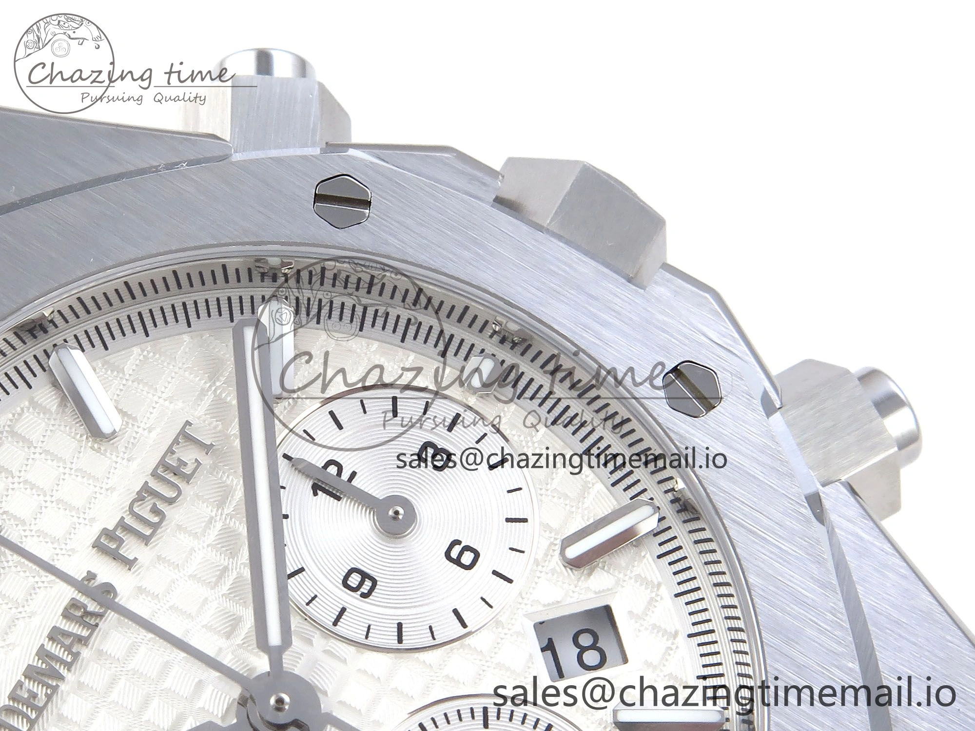 Royal Oak Chrono 26240ST SS BF Best Edition White Dial on SS Bracelet SH7750