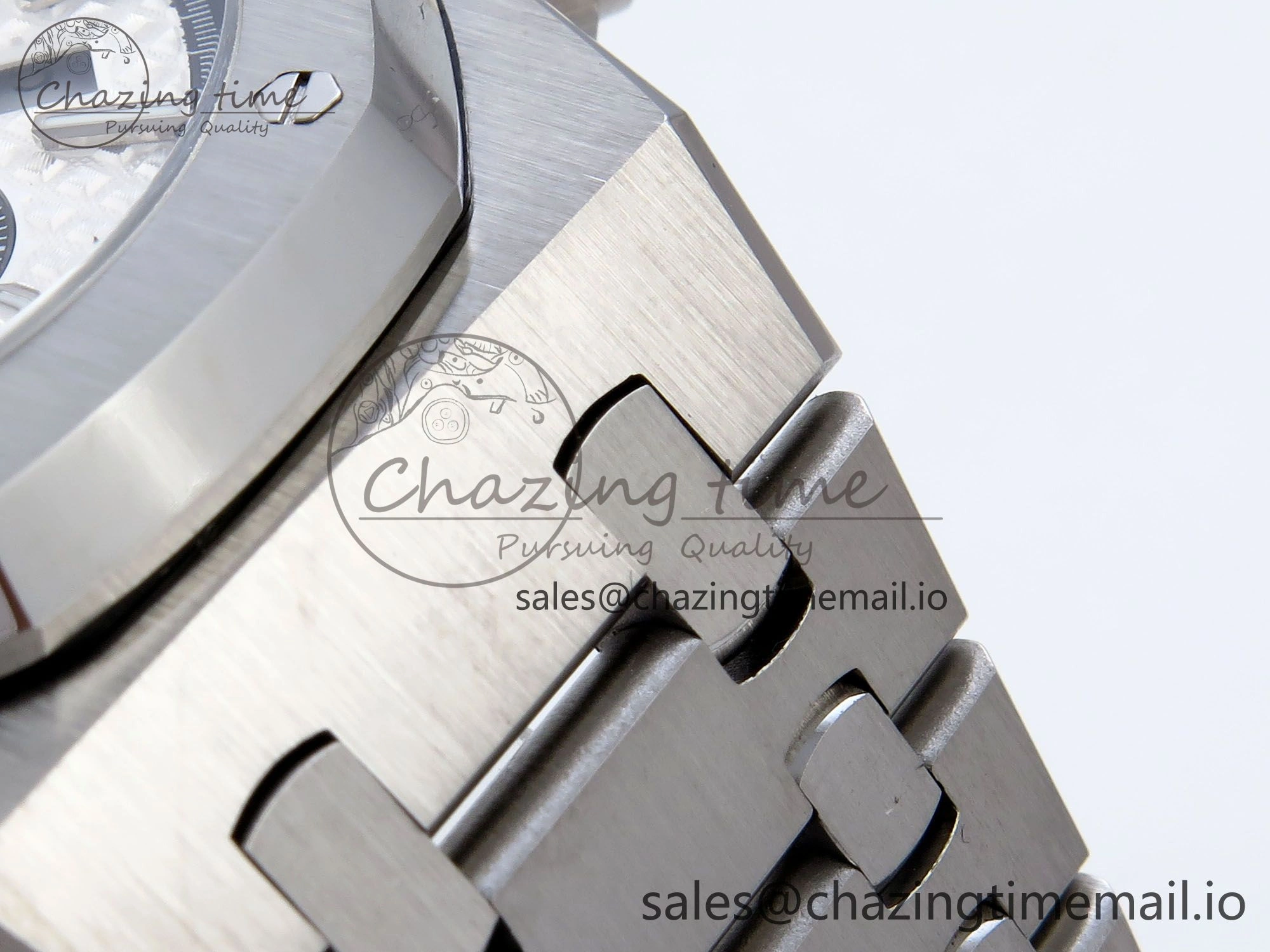 Royal Oak Chrono 26240ST SS BF Best Edition White Black Dial on SS Bracelet SH7750