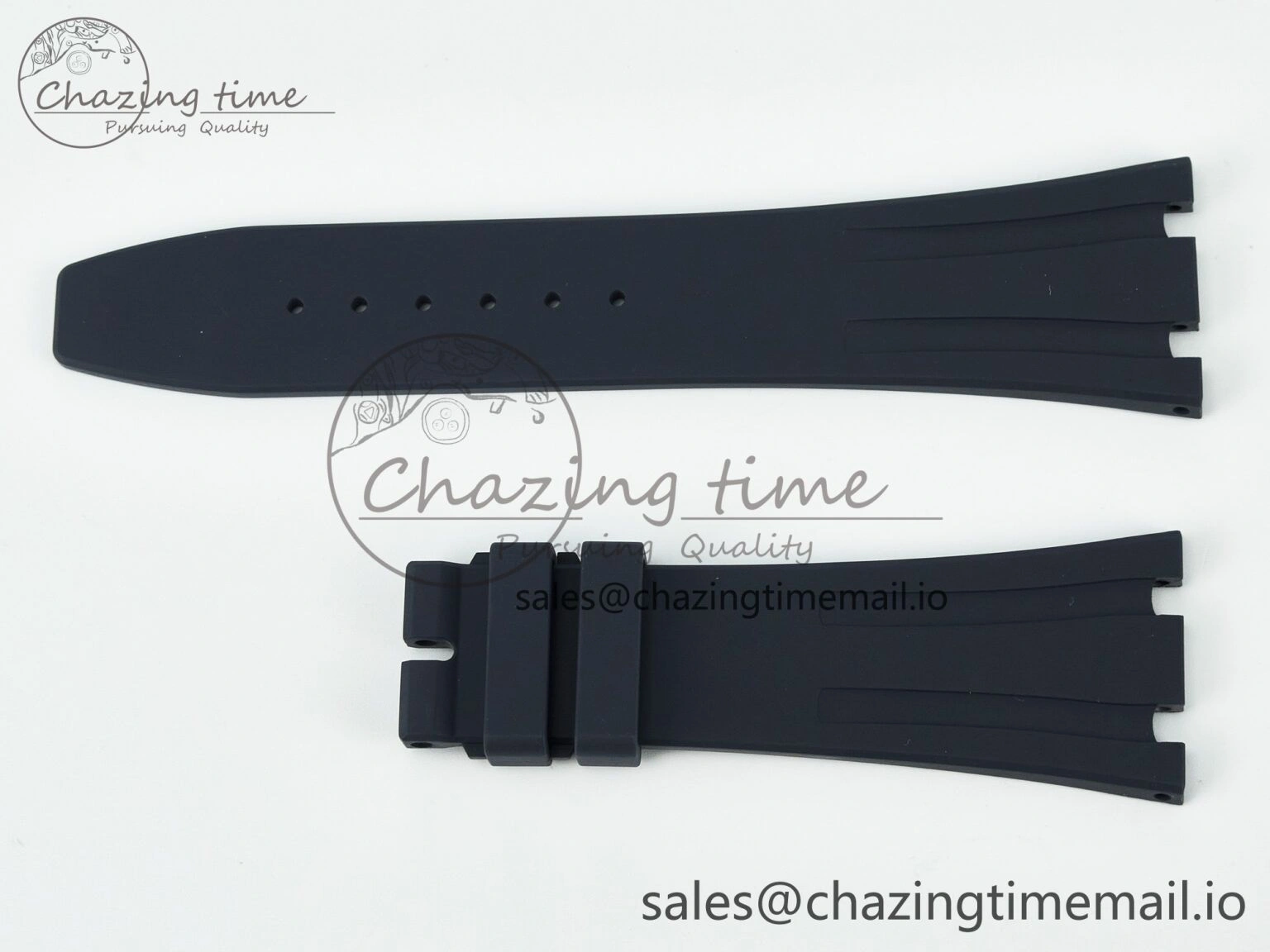 Royal Oak Chrono 26331 Best Edition Black Rubber Strap (Fits the Gen size)