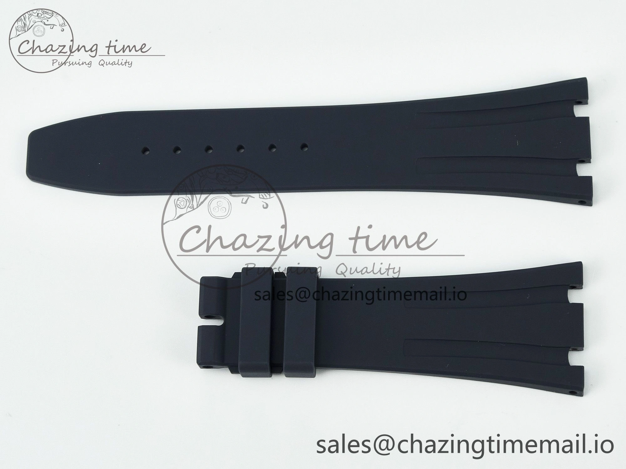 Royal Oak Chrono 26331 Best Edition Black Rubber Strap (Fits the Gen size)
