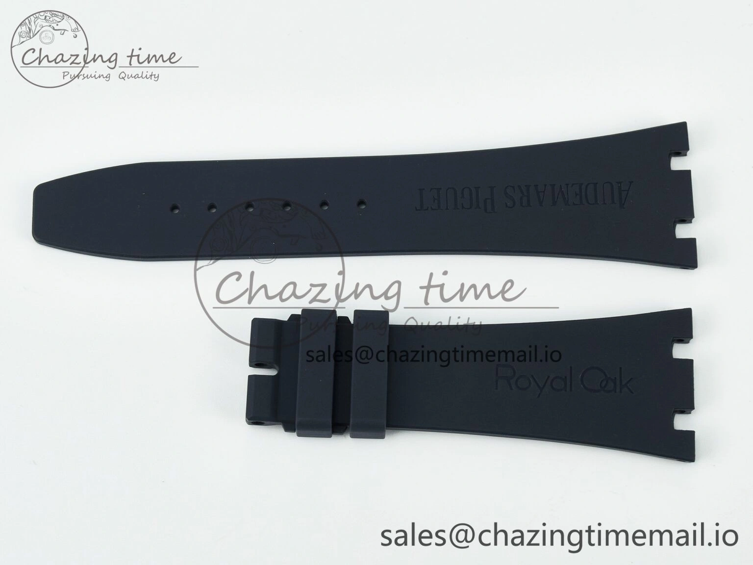 Royal Oak Chrono 26331 Best Edition Black Rubber Strap (Fits the Gen size)