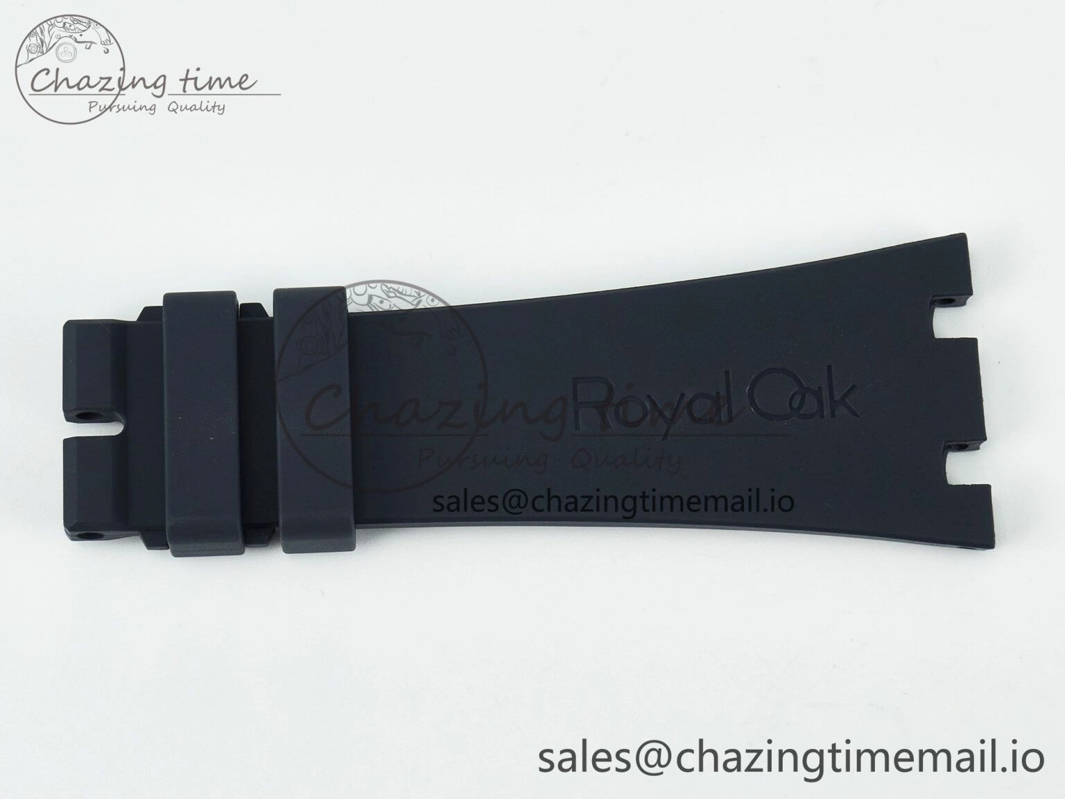 Royal Oak Chrono 26331 Best Edition Black Rubber Strap (Fits the Gen size)