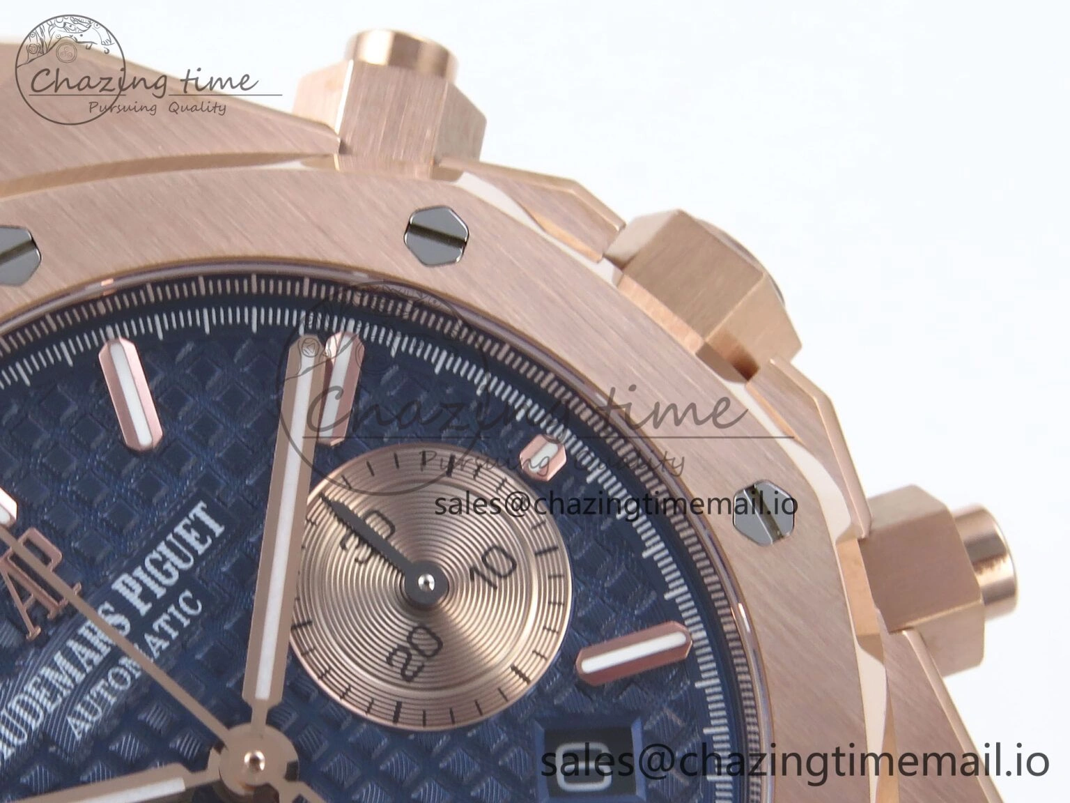 Royal Oak Chrono 26331 RG BF Best Edition Blue RG Dial on RG Bracelet A7750